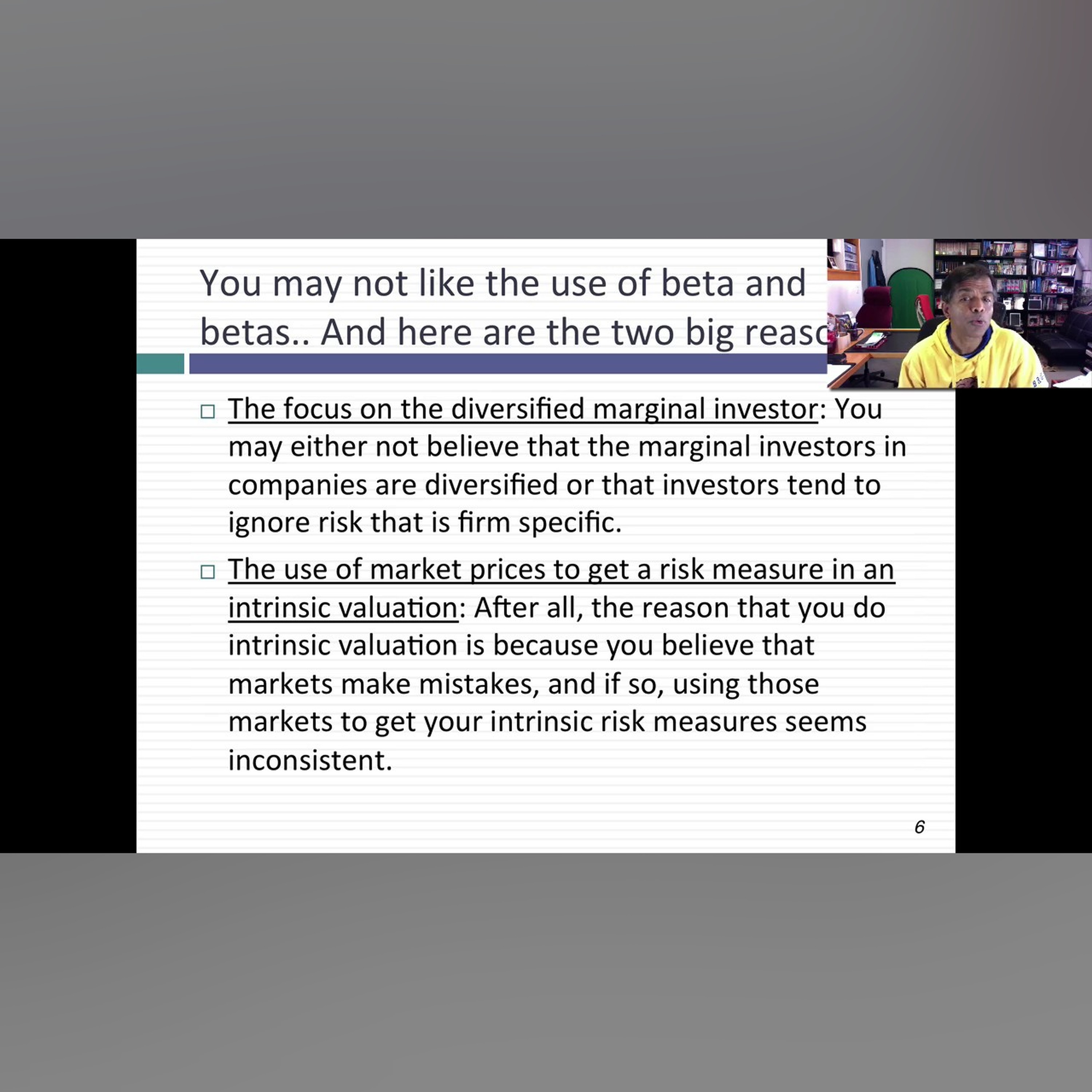 Discount Rate Myth 1: If you don't like betas, you cannot do DCF