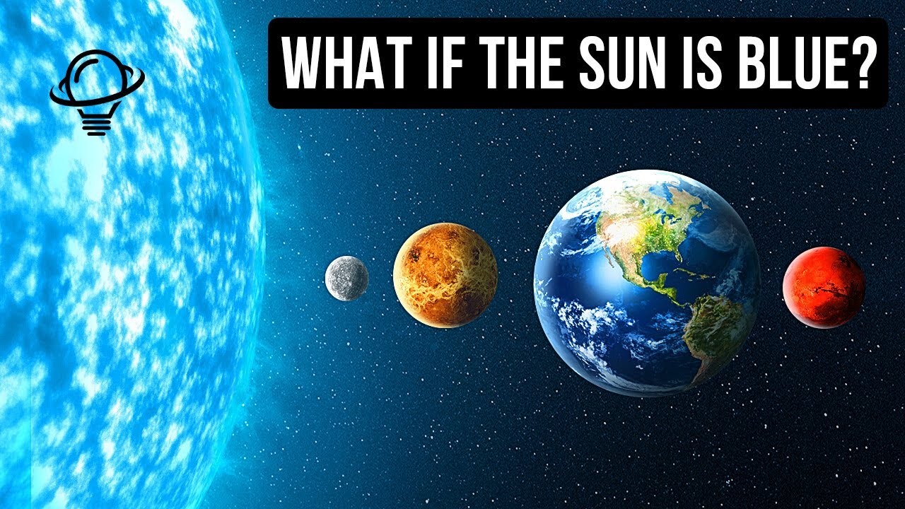 What If the Sun's Color Was Reversed to Blue?