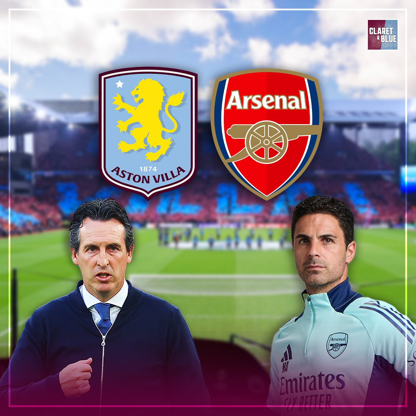 Unai Emery vs Mikel Arteta at Villa Park | INSIDE BODYMOOR