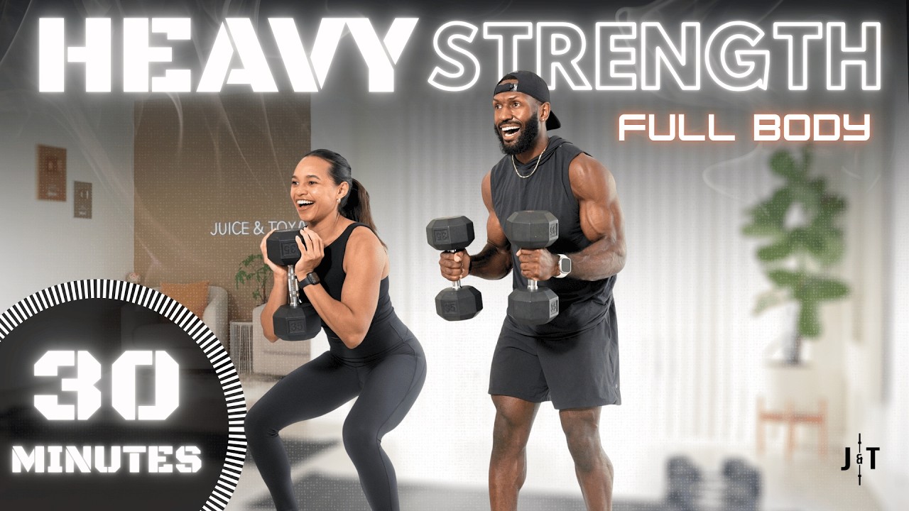 30 Minute HEAVY Dumbbell Workout [Full Body Strength Training] episode artwork