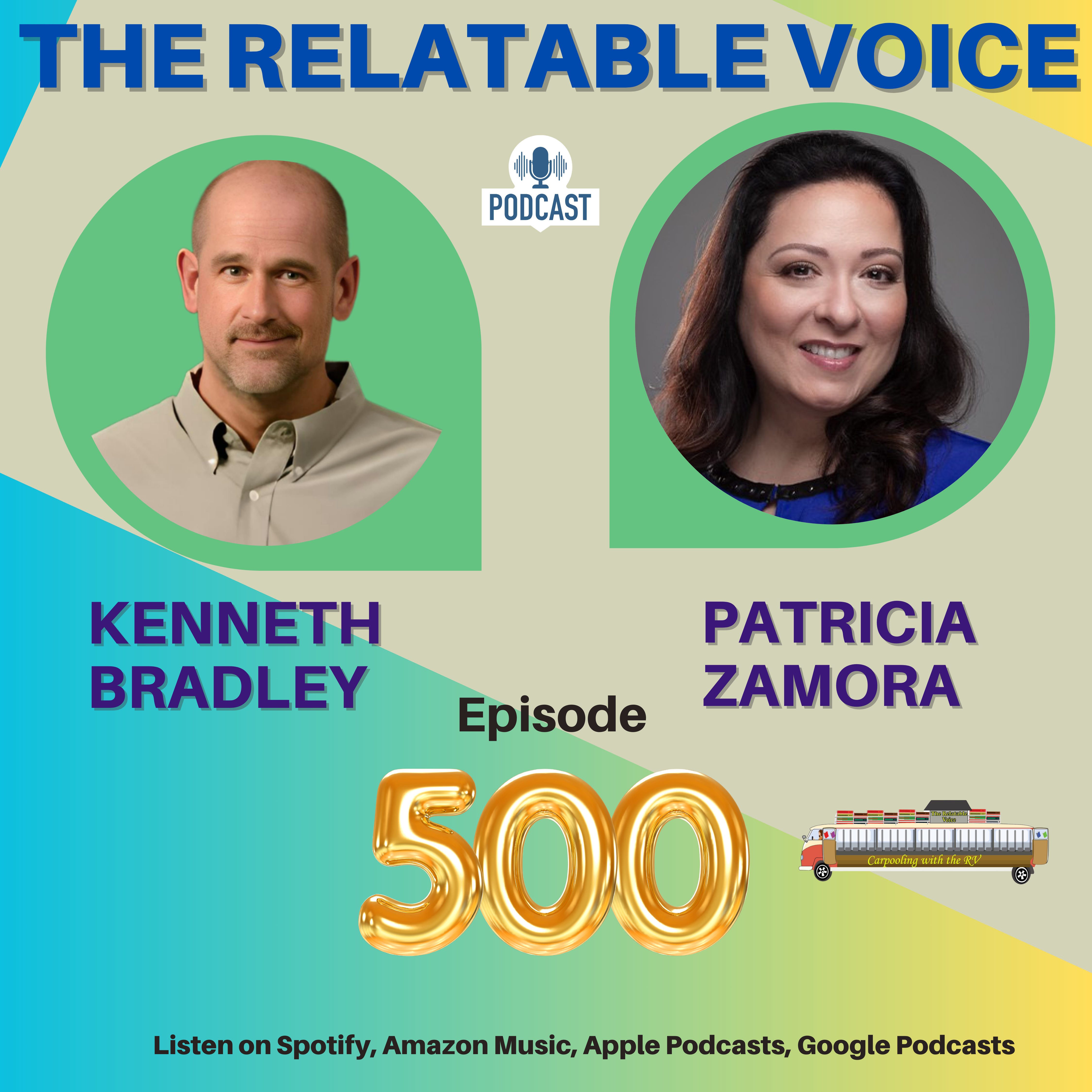 500 Episodes of Connection: A Conversation with Patricia Zamora, Kenneth Bradley, and Sean Bridges episode artwork