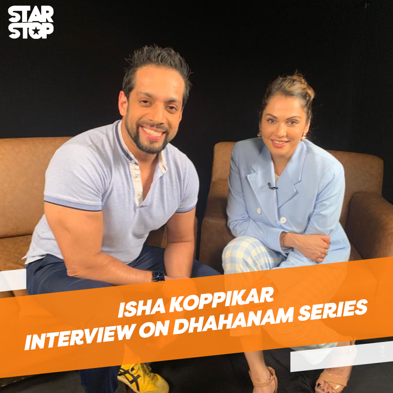 STAR STOP VJ SALIL WITH ISHA KPOIKAR FOR DHAHANAM