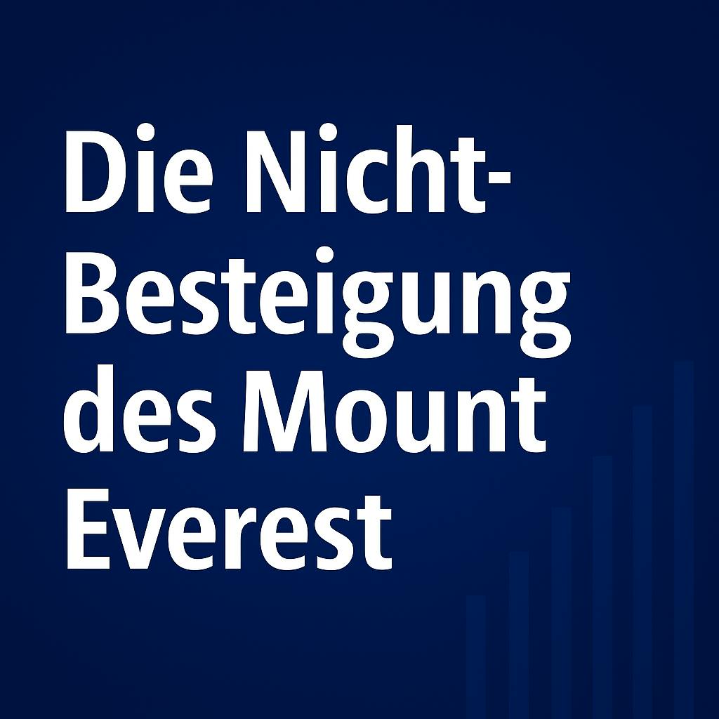 Die Nicht-Besteigung des Mount Everest #134 Die Nicht-Besteigung des Mount Everest #134