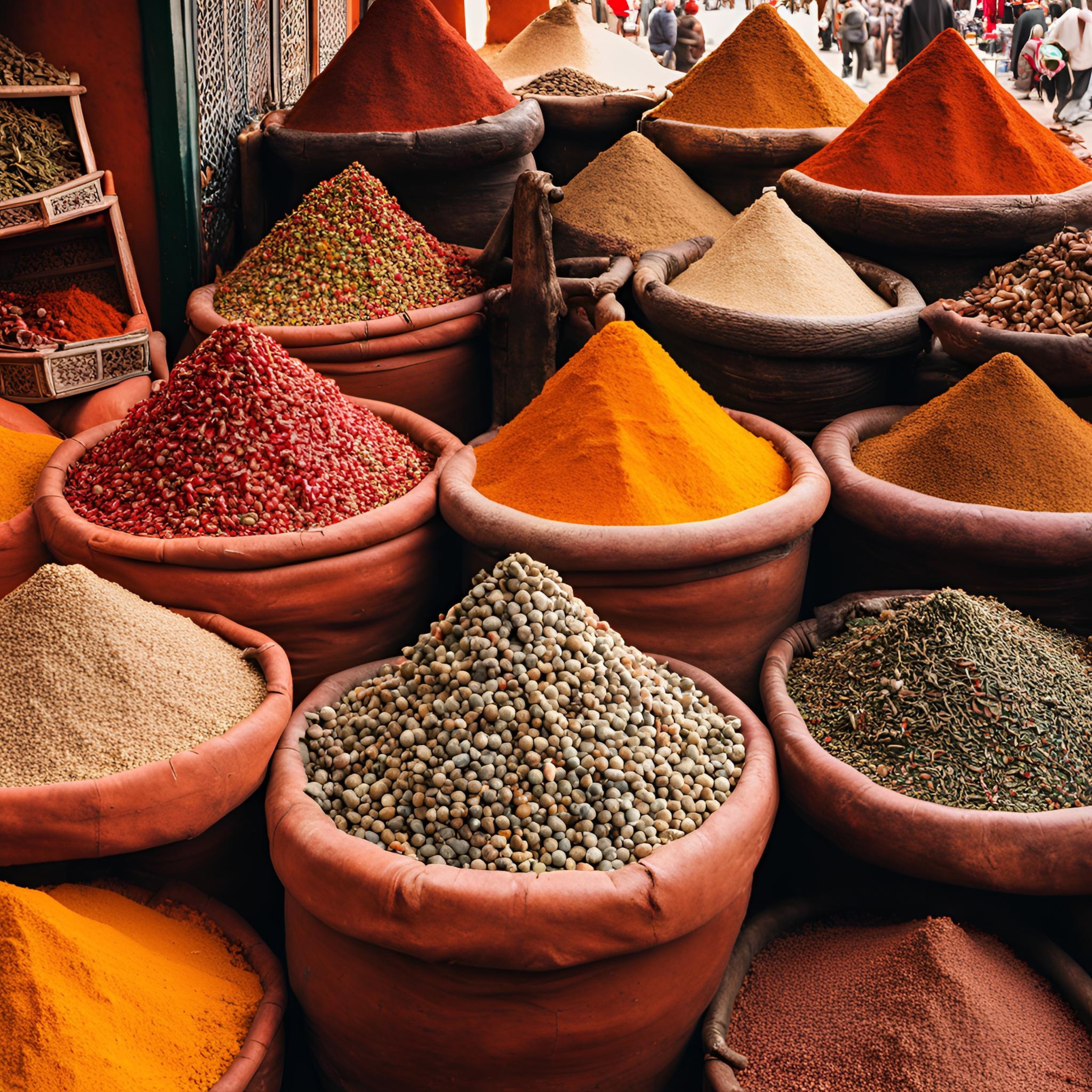 Aromatic Spice Market in Marrakech [Sitali Breathing]