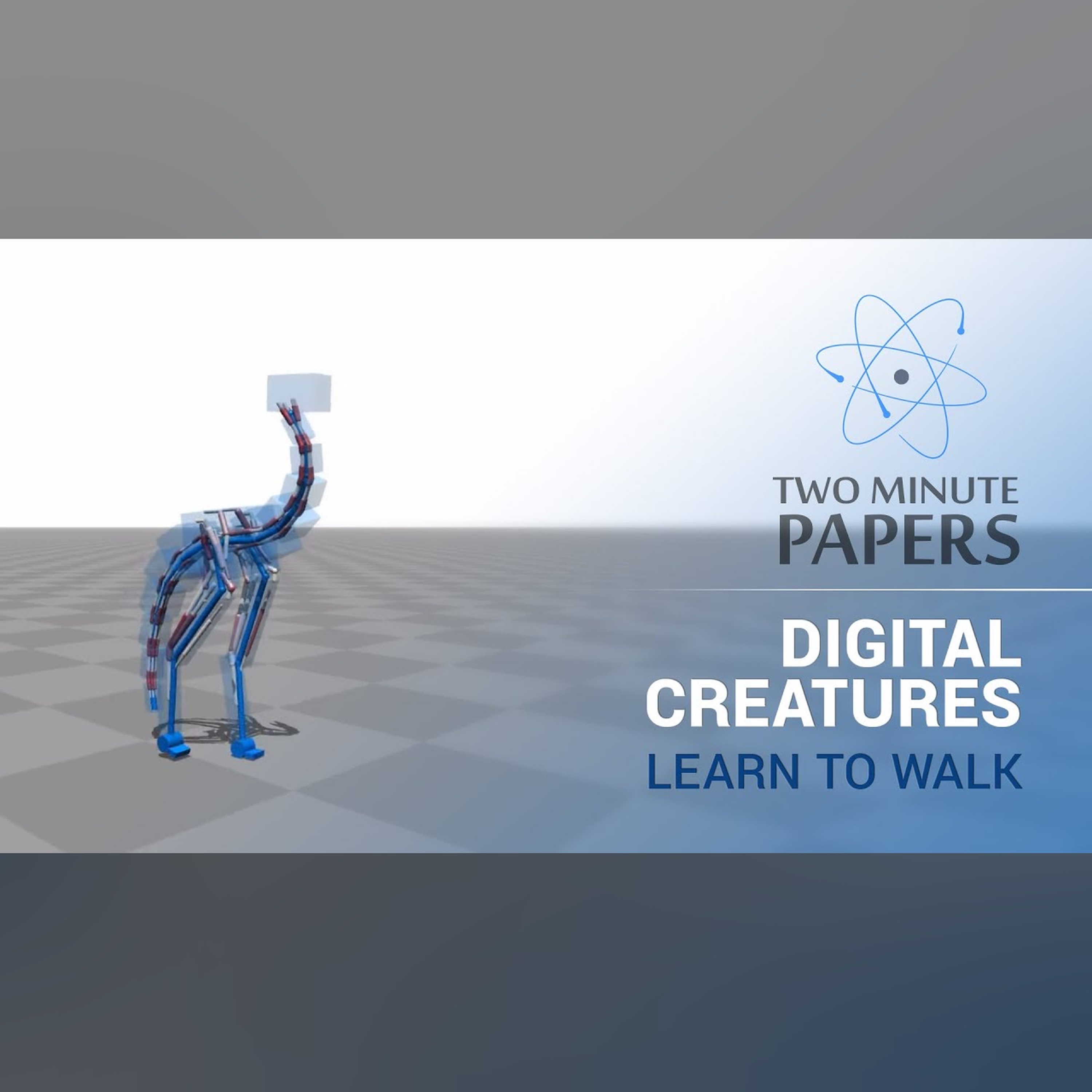 Digital Creatures Learn To Walk | Two Minute Papers #8 episode artwork
