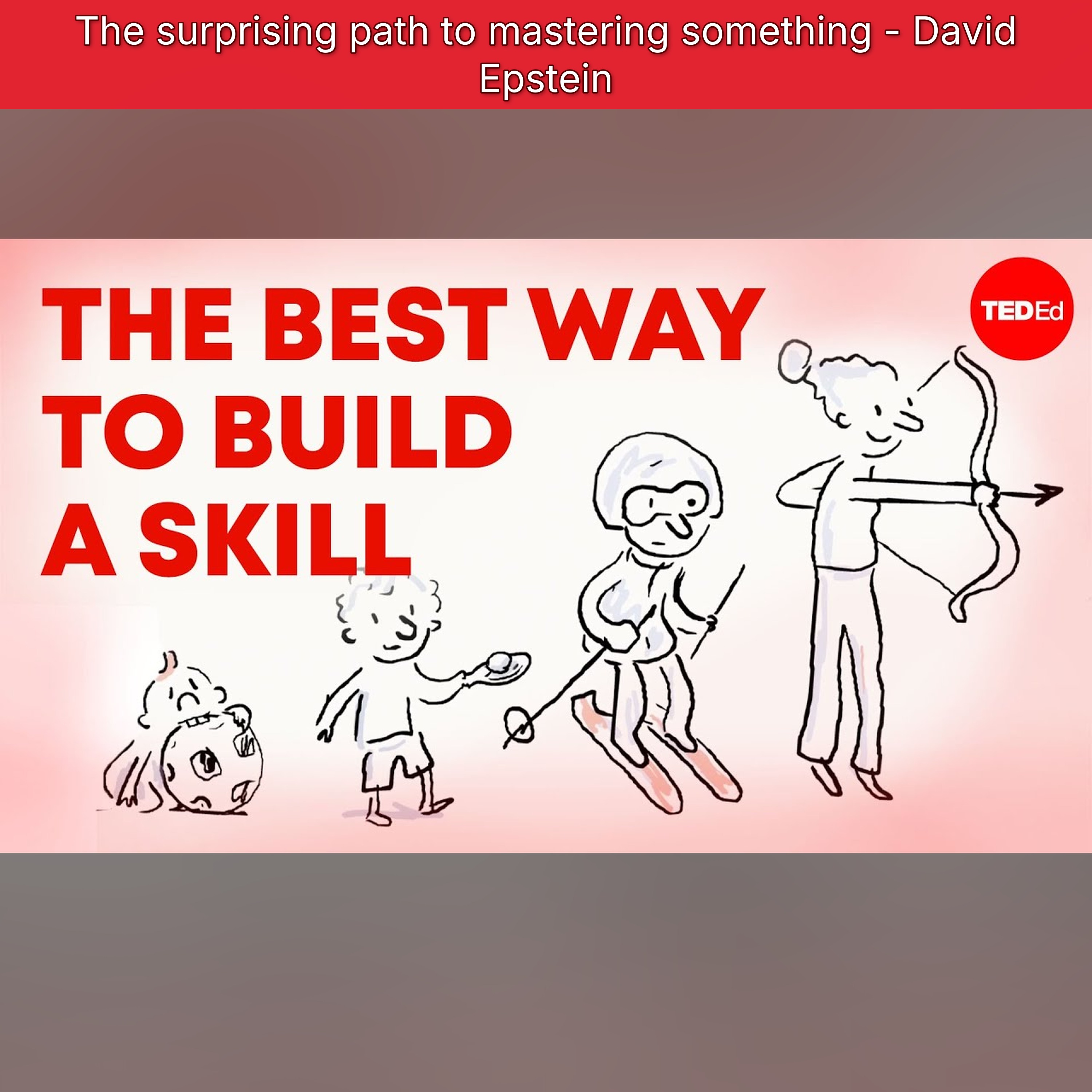 The surprising path to mastering something - David Epstein episode artwork