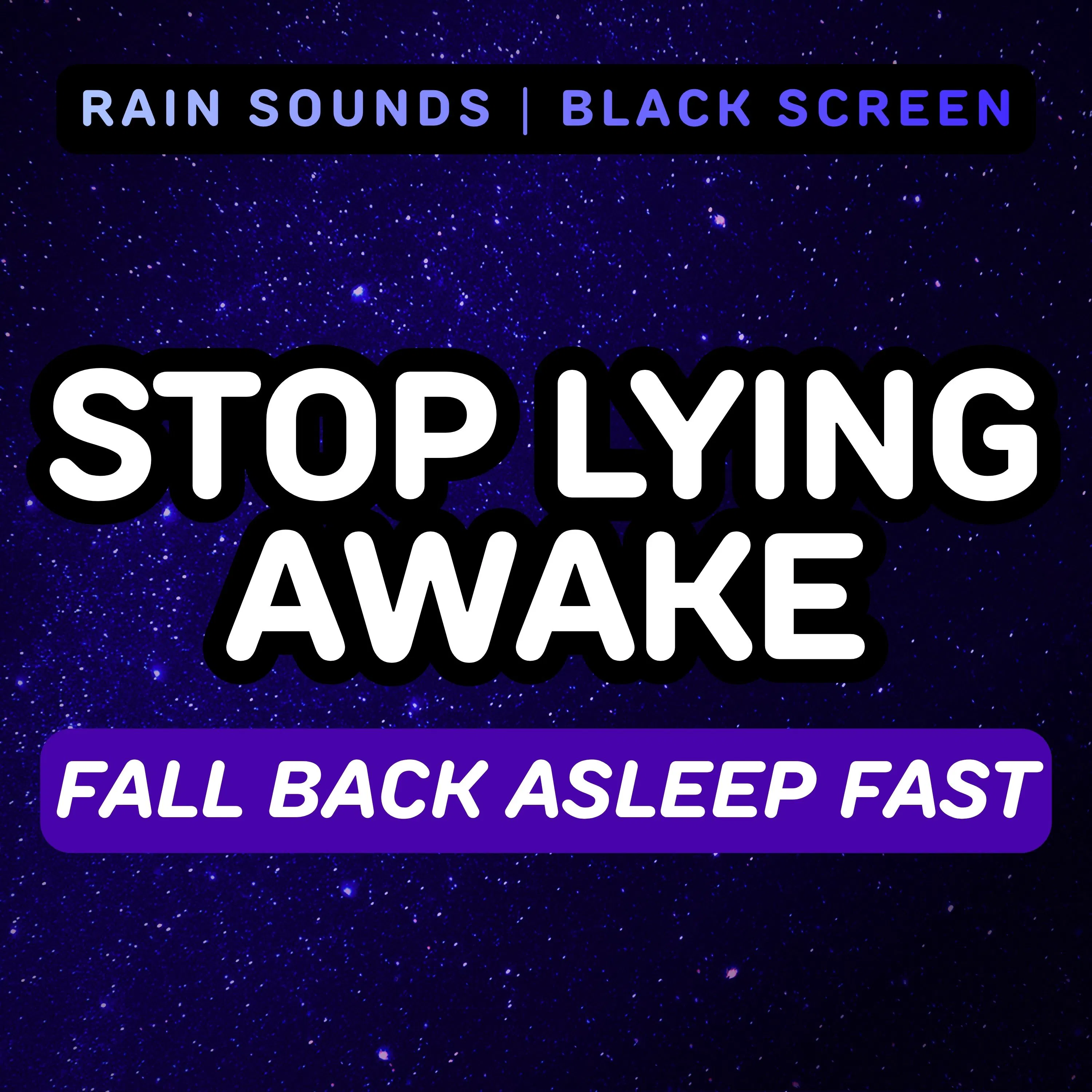 Woke Up at 3am? Fall BACK Asleep Fast & Stay Asleep (Rain Sounds)