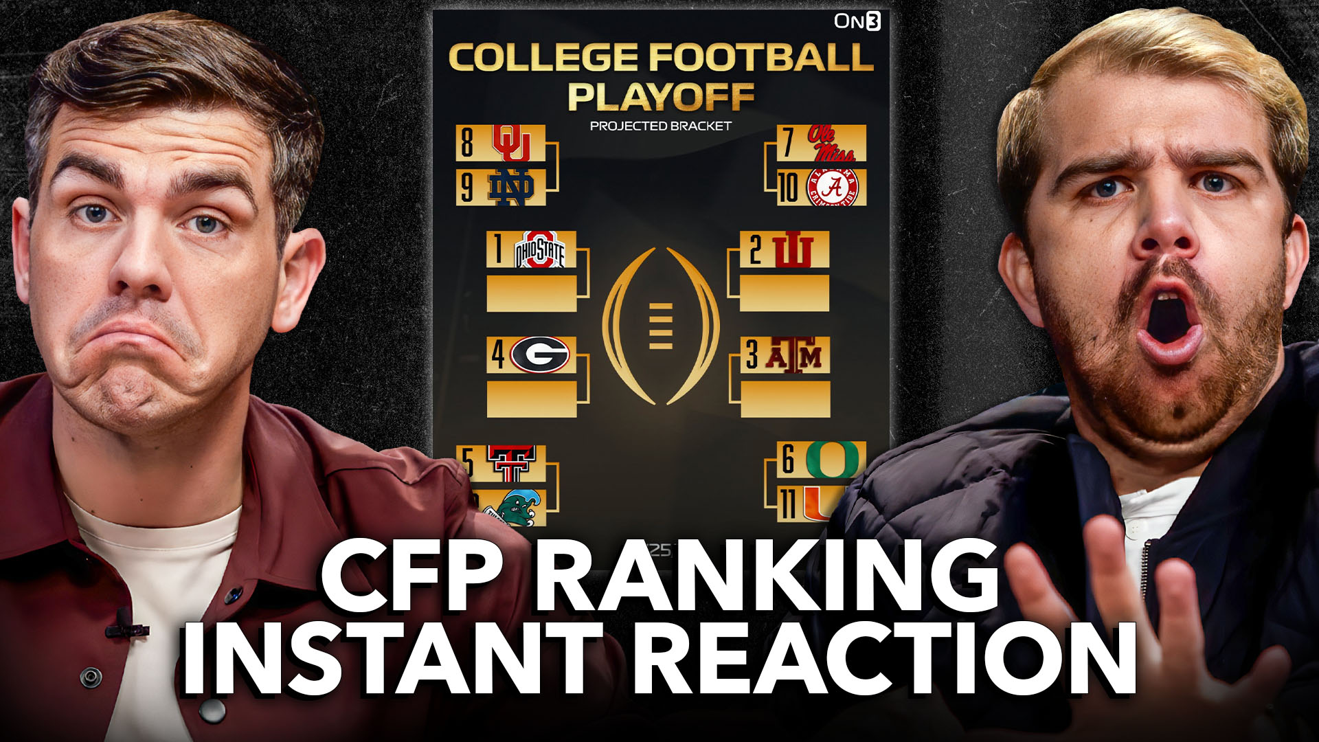 BREAKING: New College Football Playoff Ranking Instant Reaction | Oregon Jumps Ole Miss