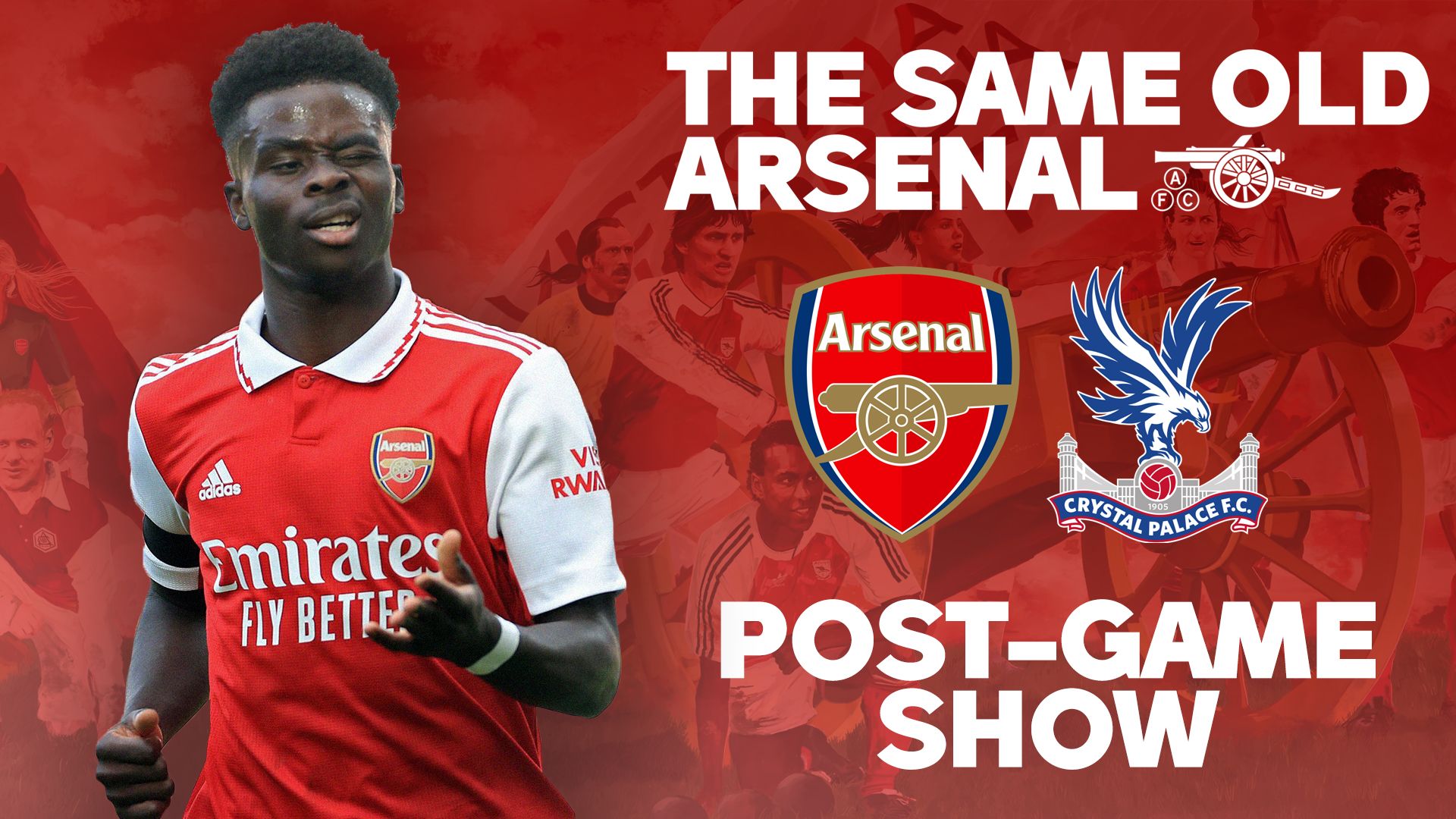 Arsenal v Crystal Palace Post Game Show episode artwork