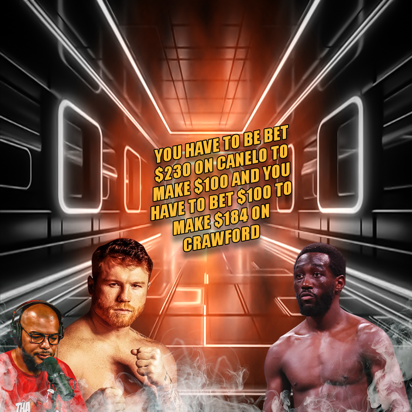 ☎️Wow Canelo Opens Up Almost 3 To 1 Favorite Over Crawford😱$100 On Bud Makes You $184🔥