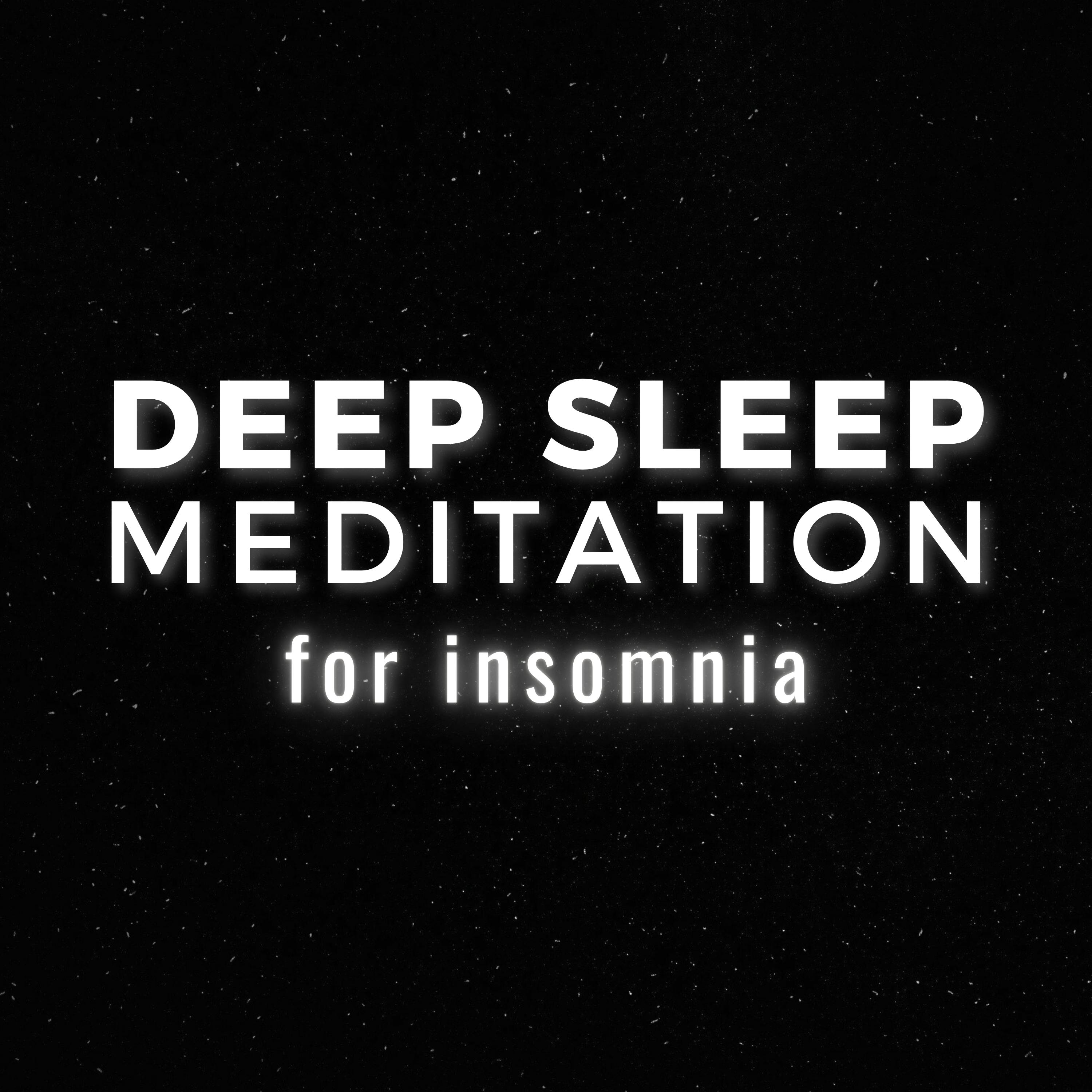 Insomnia Guided Deep Sleep Meditation & Hypnosis, Rain Sounds, Dark Black Screen