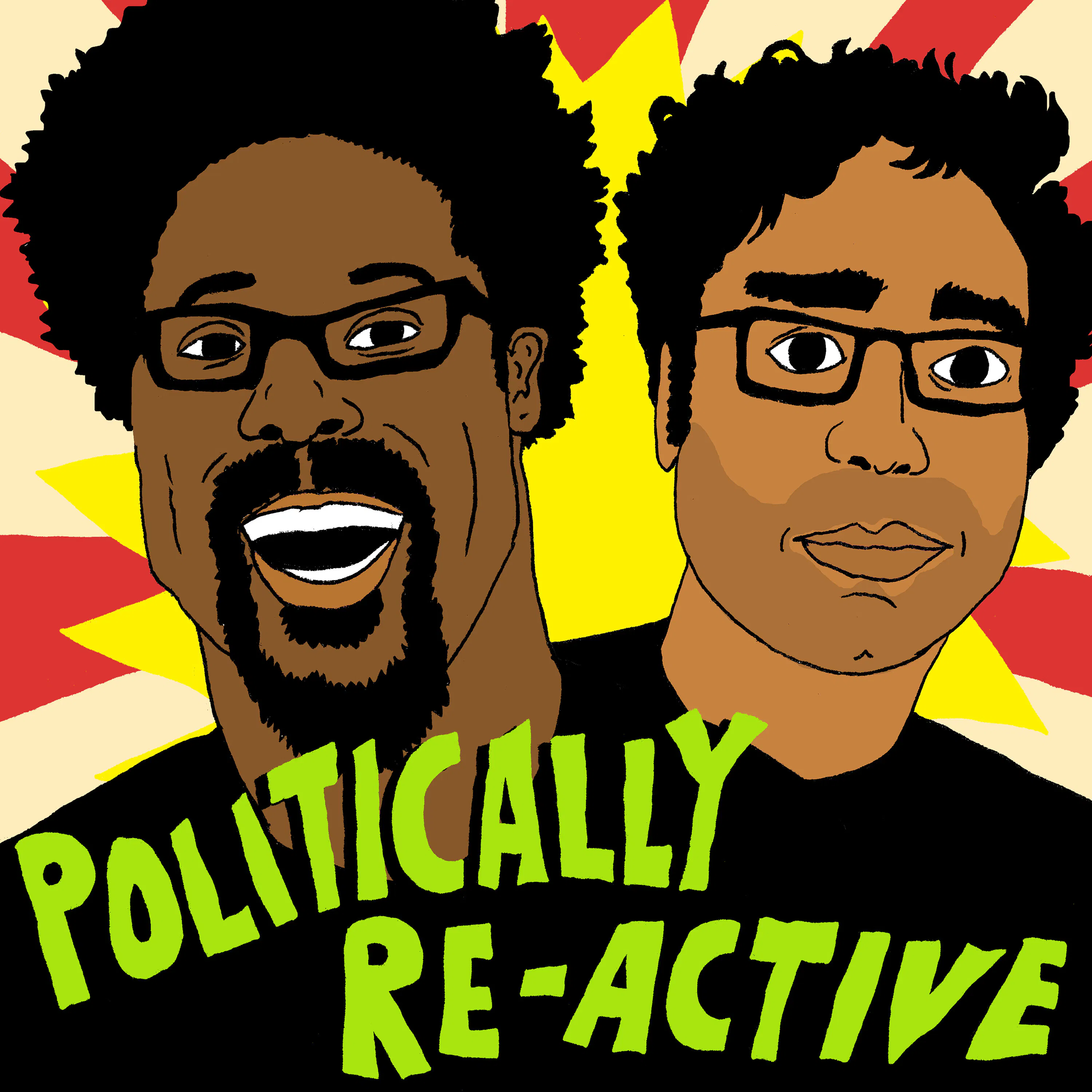 Politically Re-Active with W. Kamau Bell & Hari Kondabolu cover