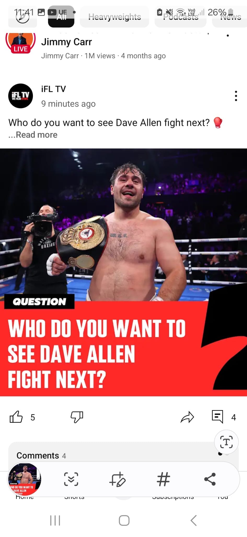 Nuthouse Podcast: Episode 618 - What's Next for Dave Allen after Johnny fisher KO? Nuthouse Podcast: Episode 618 - What's Next for Dave Allen after Johnny fisher KO?