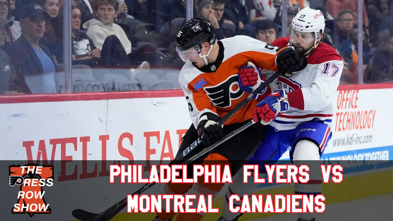 Philadelphia Flyers vs. Montreal Canadiens (4/14/26) - The Press Row Show Postgame episode artwork