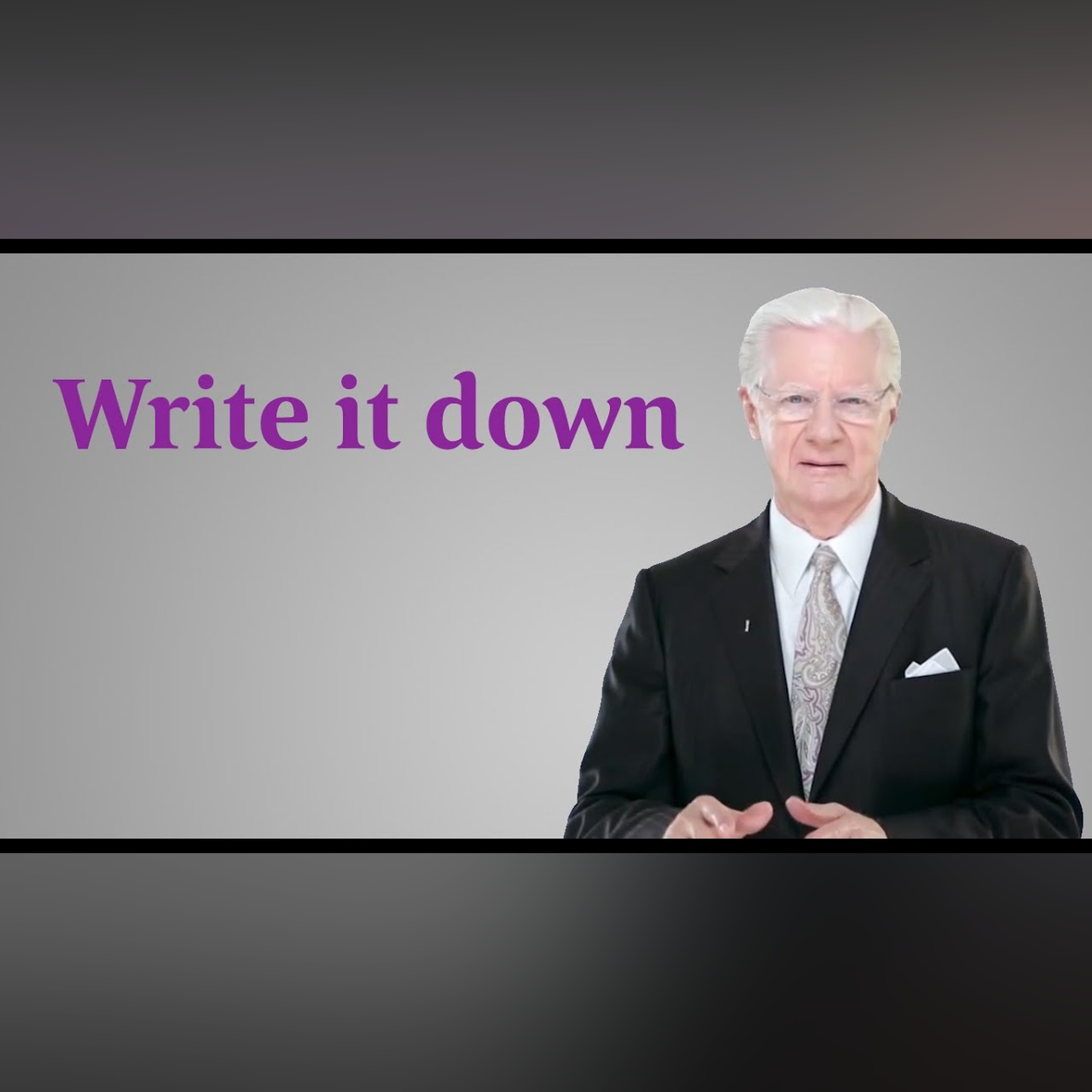 Write It Down - Bob Proctor episode artwork