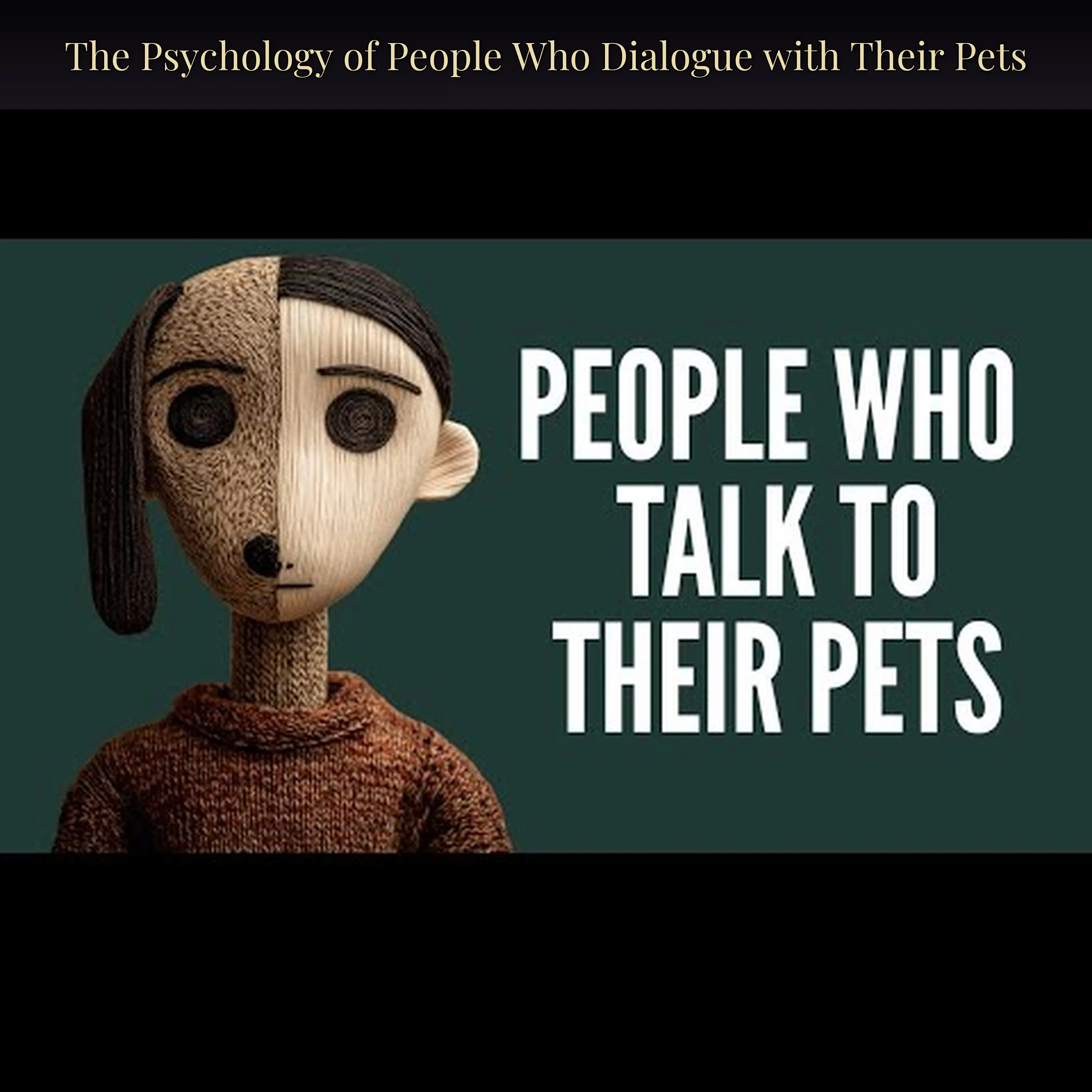 The Psychology of People Who Dialogue with Their Pets