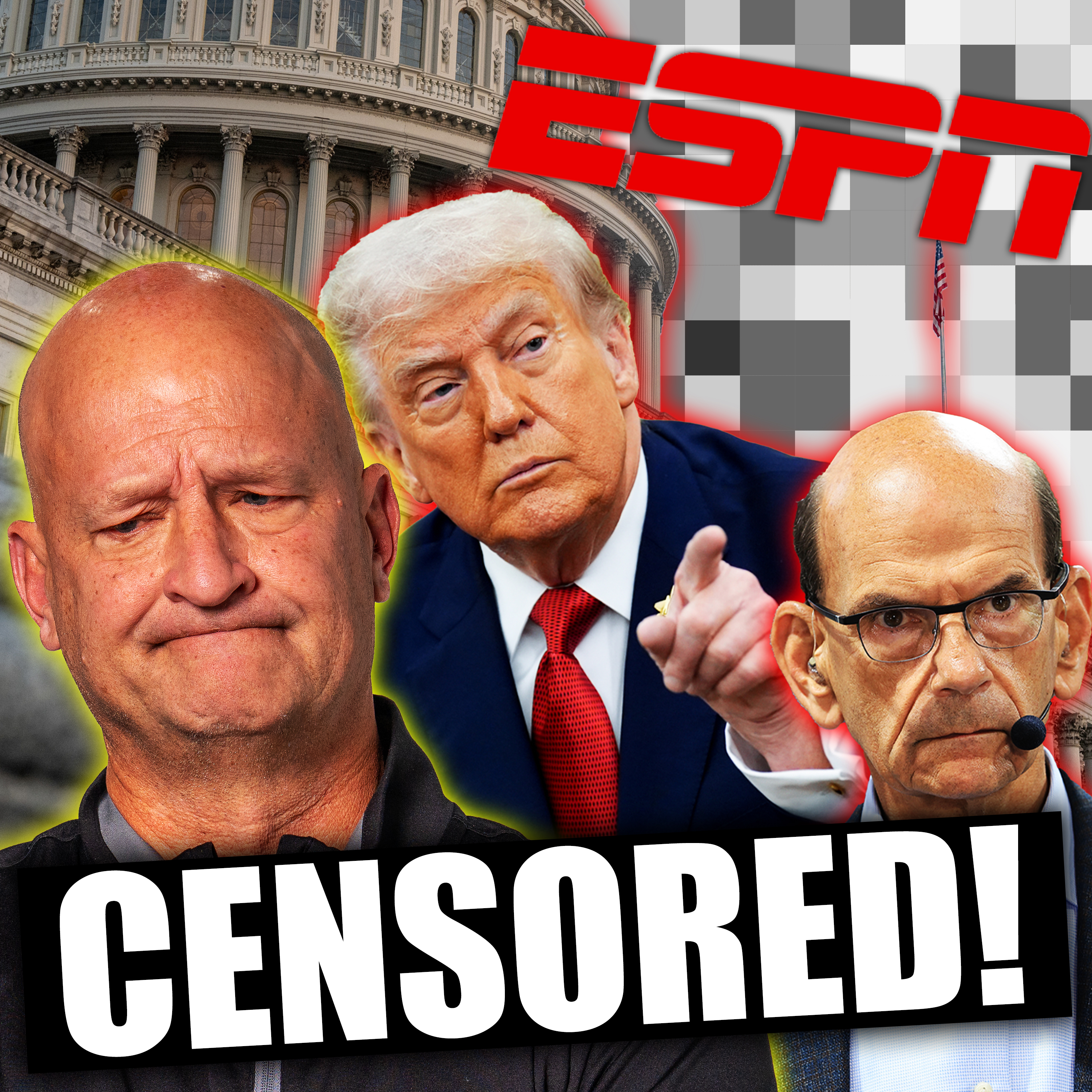 ESPN DENIES Paul Finebaum Interview With President Trump  + Josh Pate & AJ Pierzynski | episode artwork