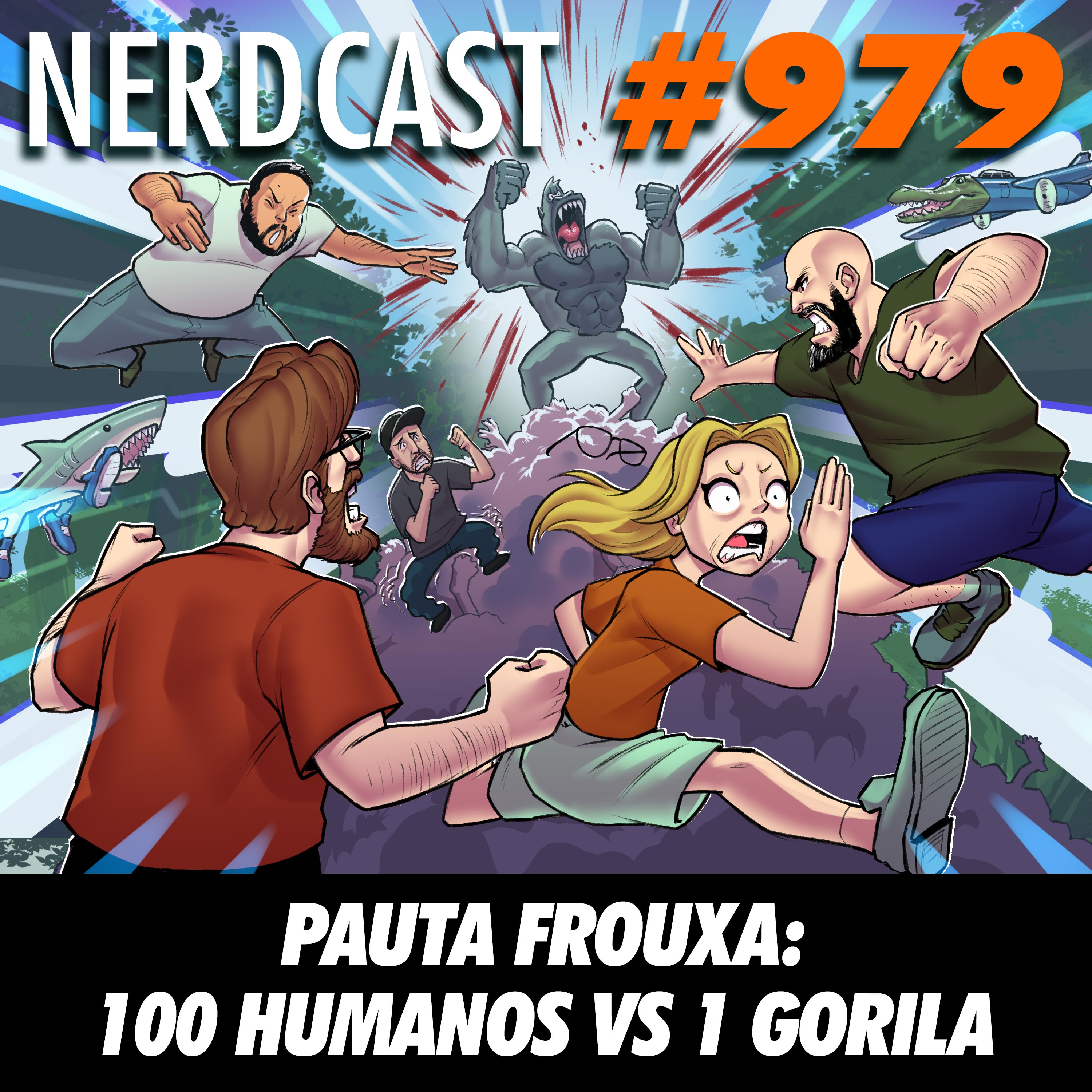NerdCast 979 - Pauta Frouxa: 100 Humanos vs 1 Gorila