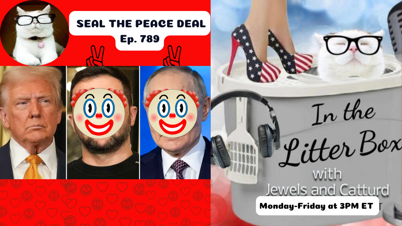 SEAL THE PEACE DEAL | In the Litter Box w/ Jewels & Catturd – Ep. 789 – 4/25/2025