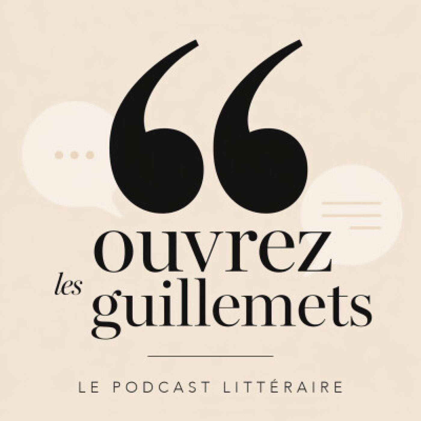 Chapitre 1 - Ouvrez les guillemets