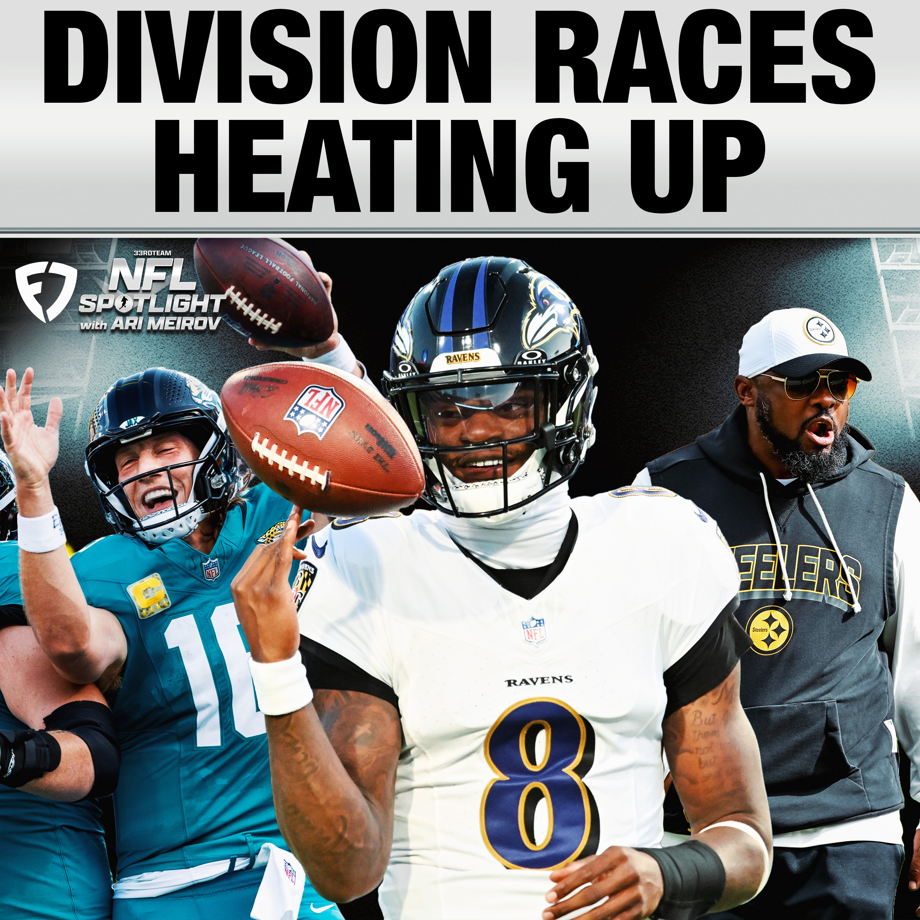 NFL Divisional Races Heating Up With Ravens Back on Top in AFC North + Week 12 Takeaways