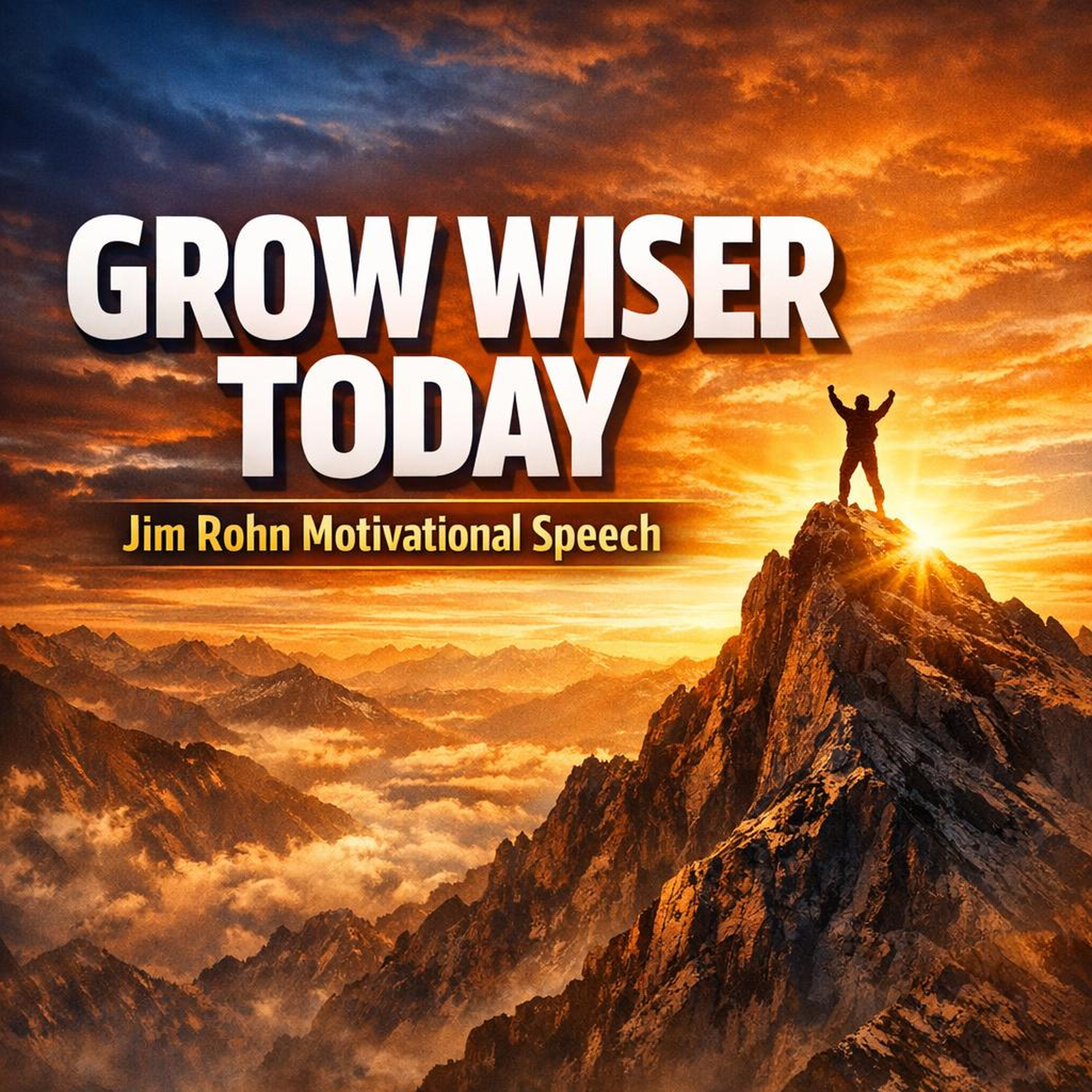 GROW WISER TODAY: Unlock Your Potential with Jim Rohn's Wisdom episode artwork