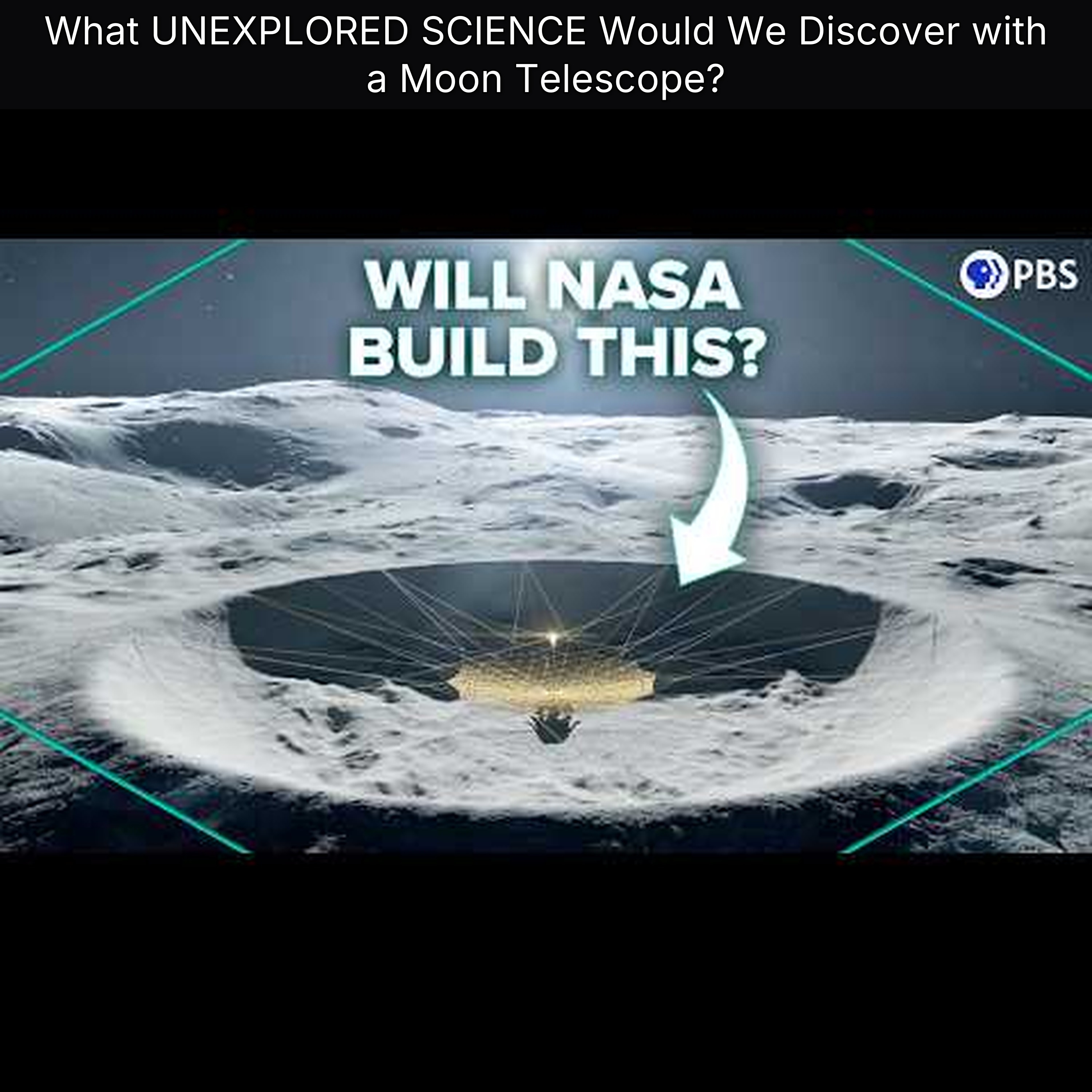 What UNEXPLORED SCIENCE Would We Discover with a Moon Telescope?