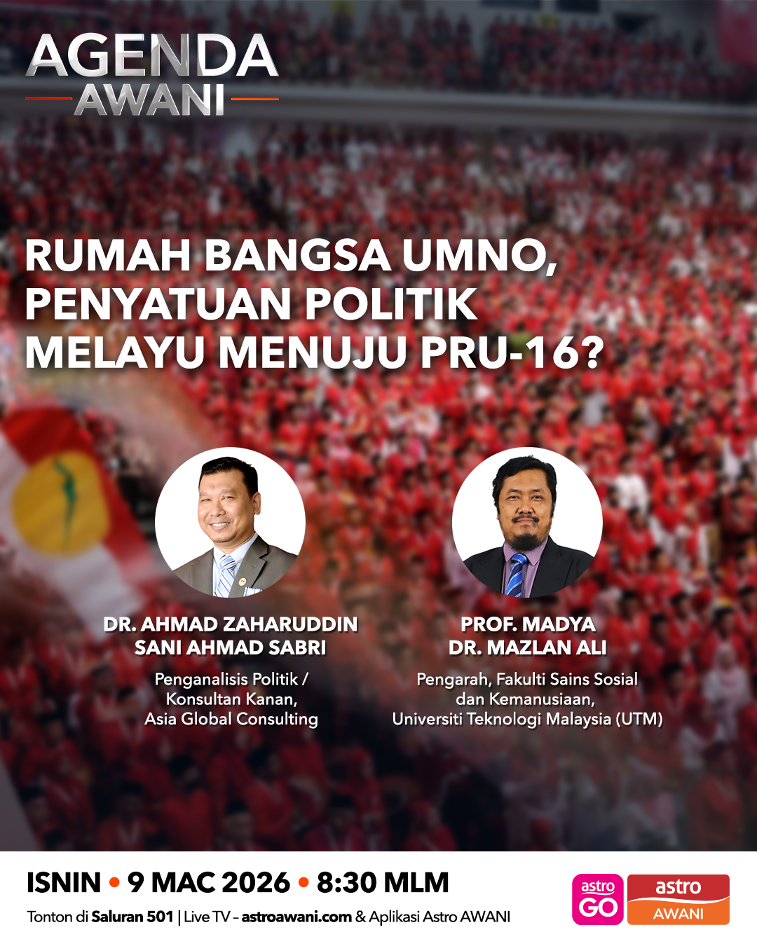 Agenda AWANI: Rumah Bangsa UMNO | penyatuan politik melayu menuju PRU-16?