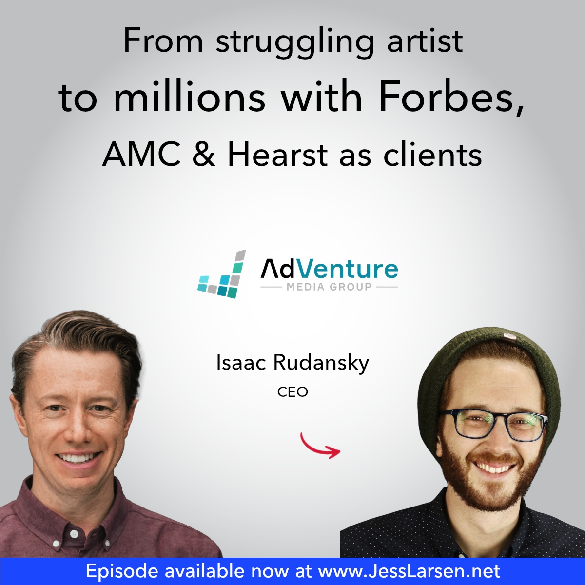From struggling artist to millions with Forbes, AMC & Hearst as clients