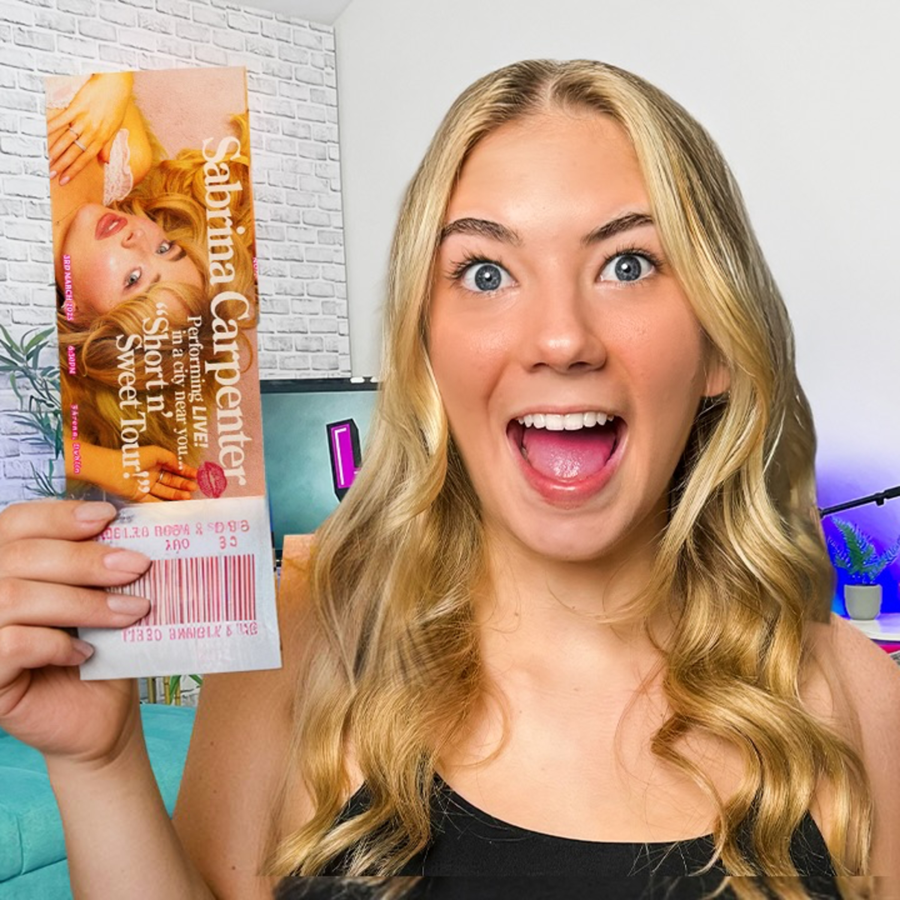 Giving Kate Sabrina Carpenter Tickets!