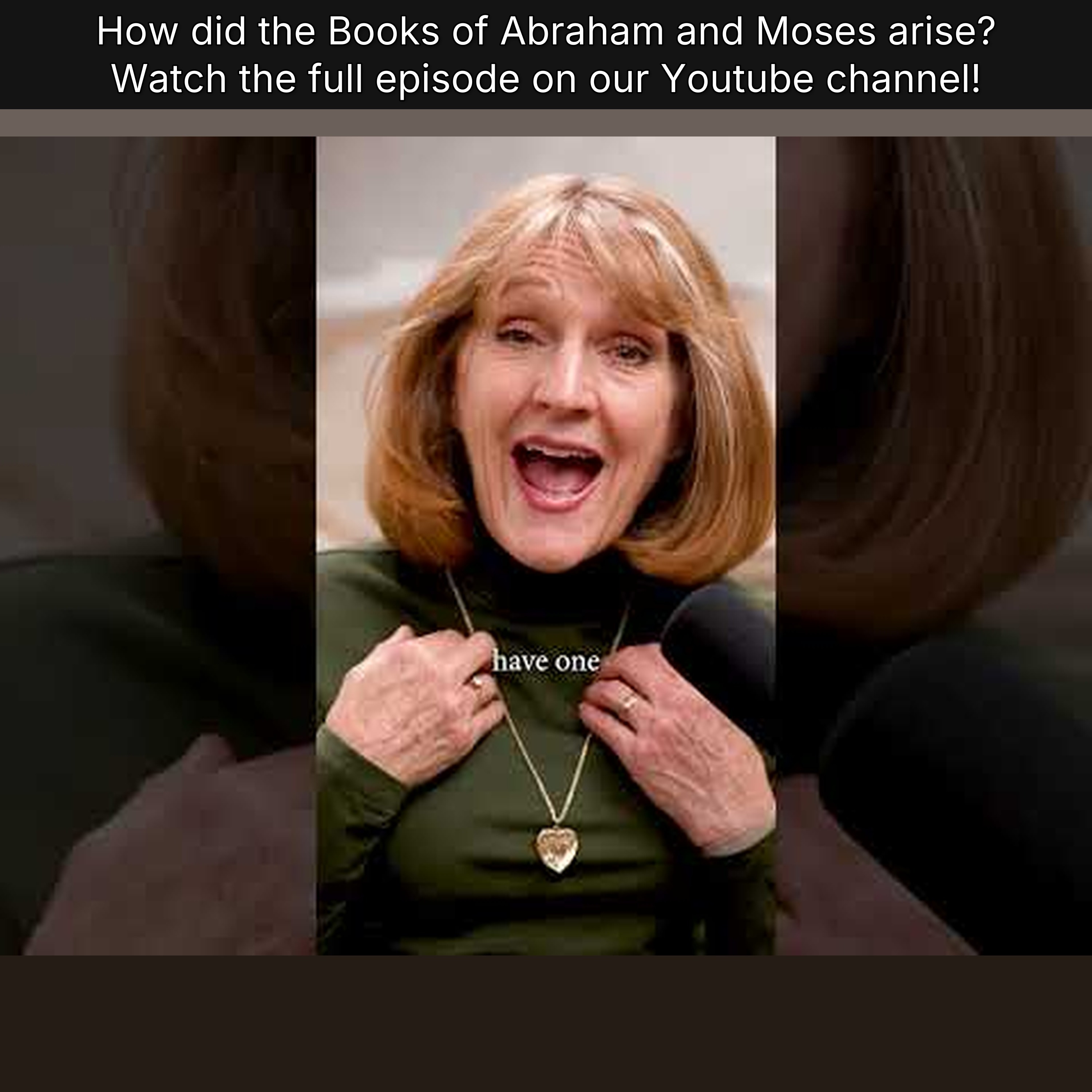 How did the Books of Abraham and Moses arise? Watch the full episode on our Youtube channel!