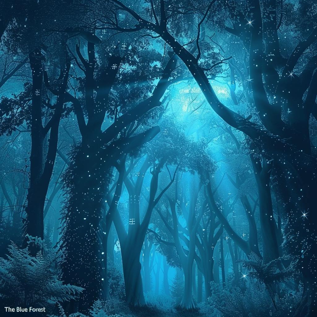 INSOMNIA RELIEF [Fall Asleep Fast] "The Blue Forest" Binaural Beats Sleep Music
