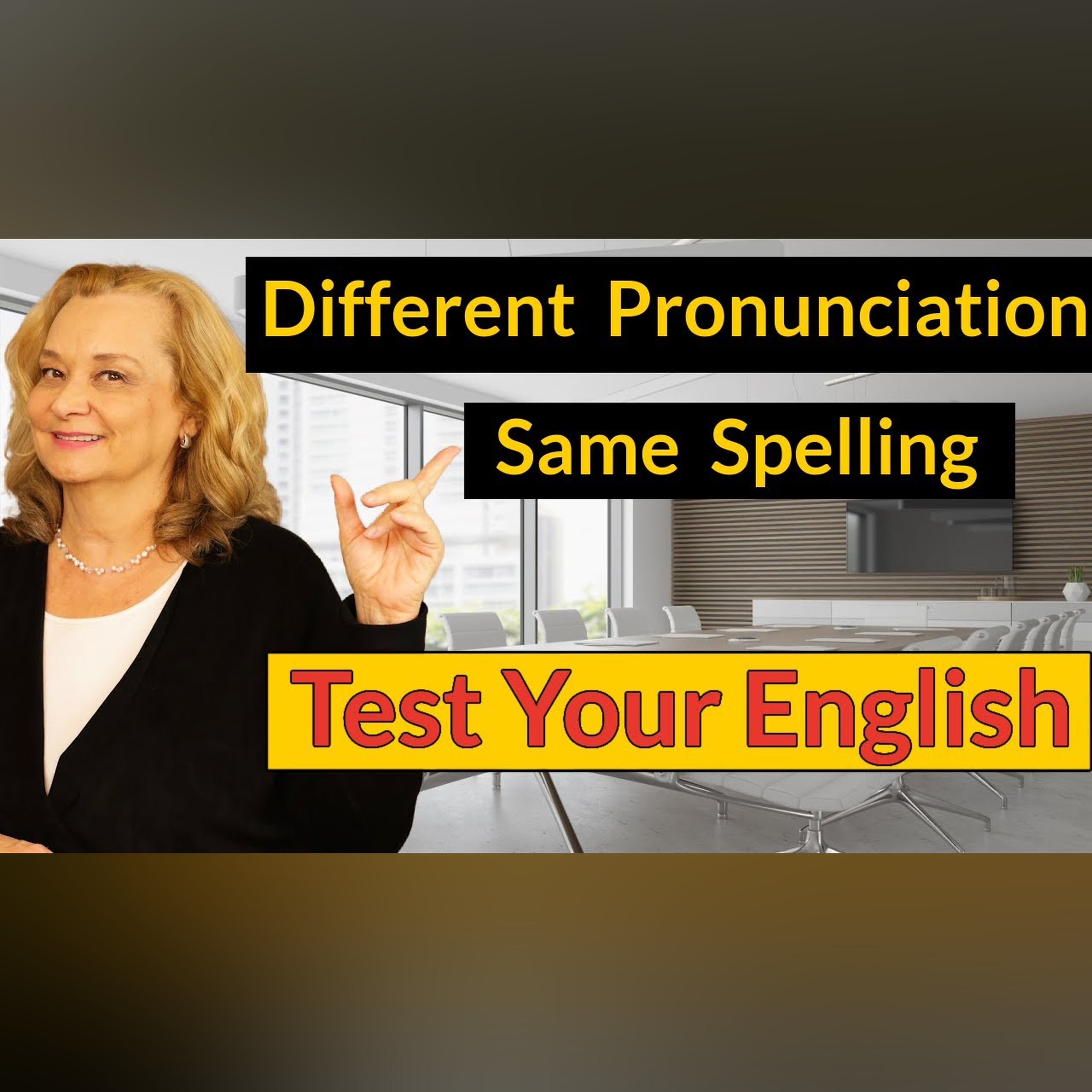 Confusing English Words - Same Spelling, Different Meaning - Take the Test episode artwork