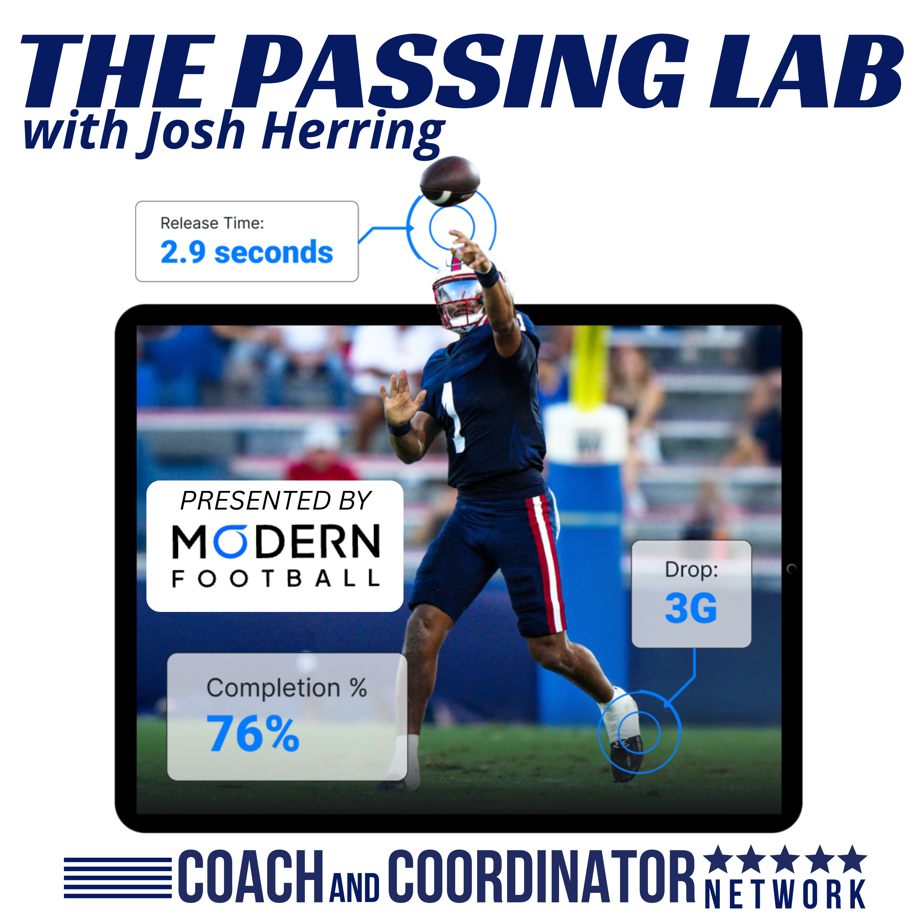 Passing Lab - Rewiring the Quick Game: Motion, Matchups & Modern Tools – Caleb Corrill, OC/QB Coach, Georgetown College episode artwork