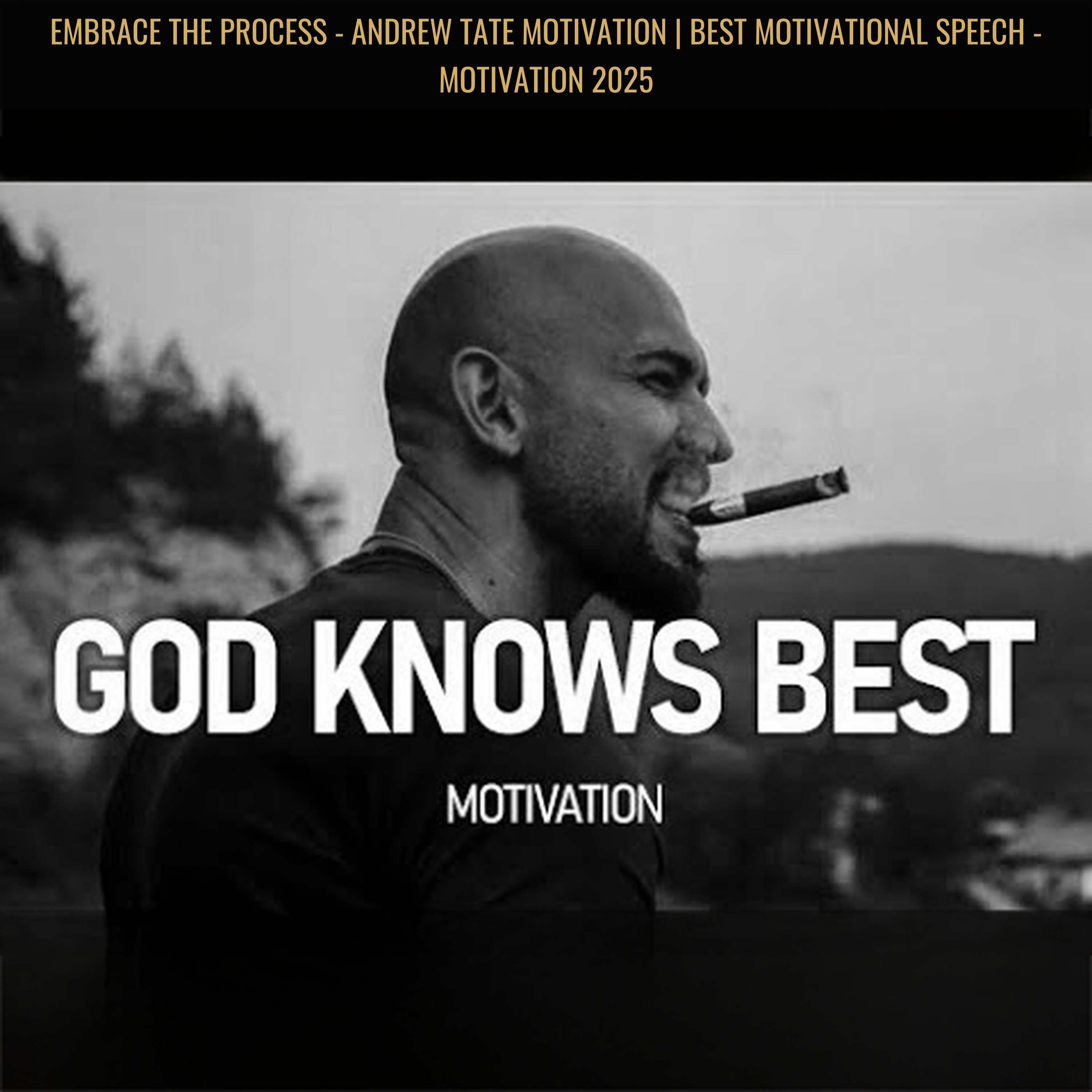 EMBRACE THE PROCESS - Andrew Tate Motivation | Best Motivational Speech - Motivation 2025