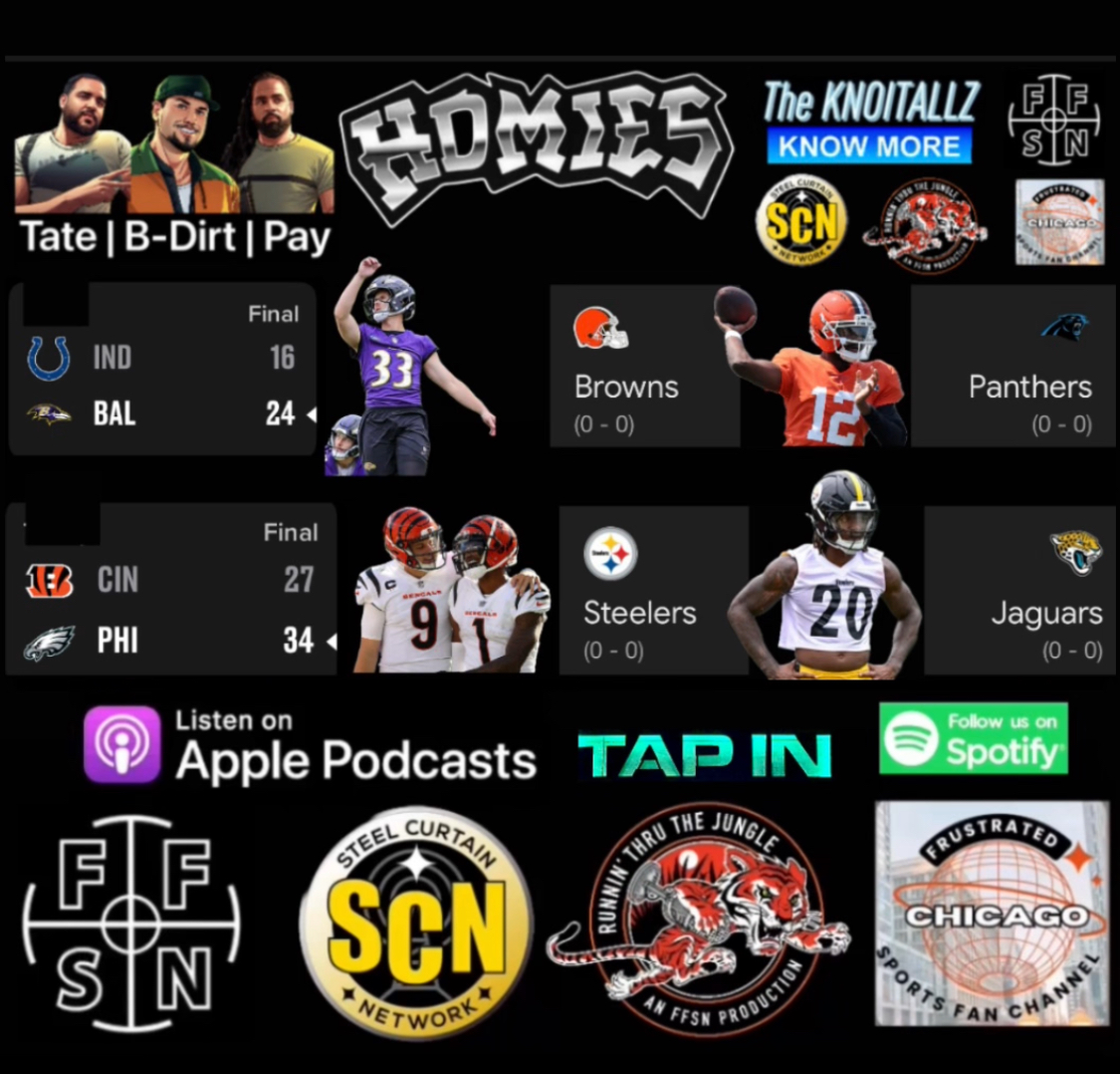 Homies: AFC North Week 2 Training Camp & Preseason Game 1