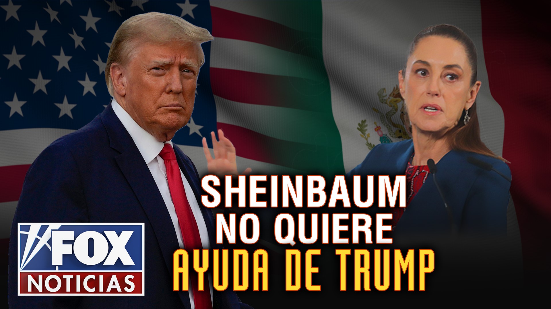 Sheinbaum no quiere ayuda militar de Trump