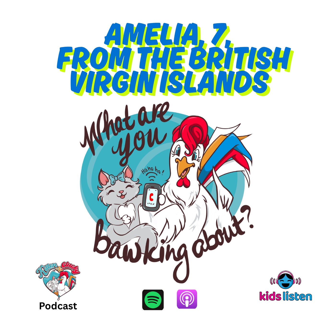 Bonus Bawk: Amelia from the British Virgin Islands! episode artwork