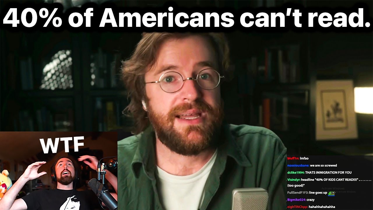 American Literacy Crisis is real.. | Asmongold TV