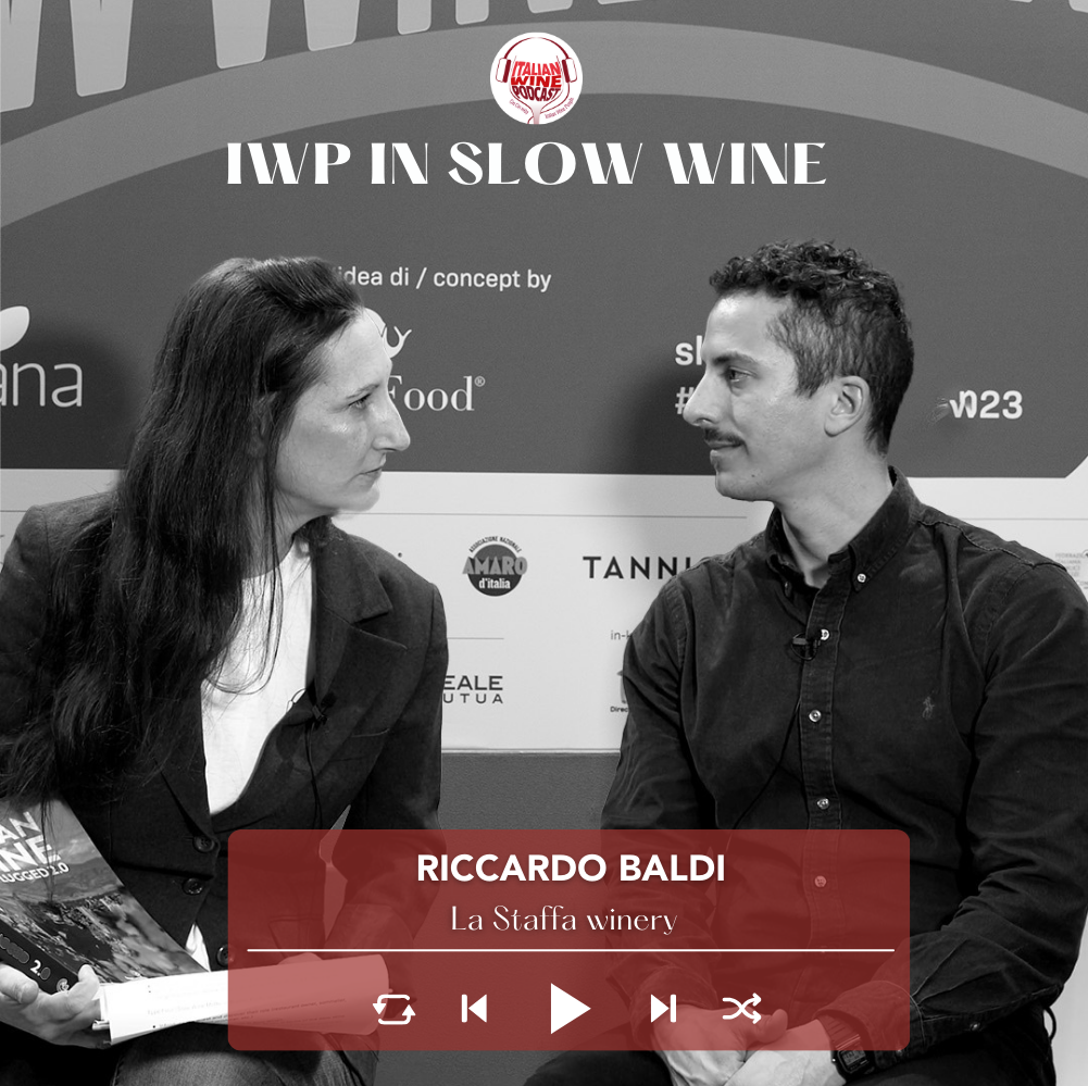 Riccardo Baldi of La Staffa winery | Slow Wine 2023