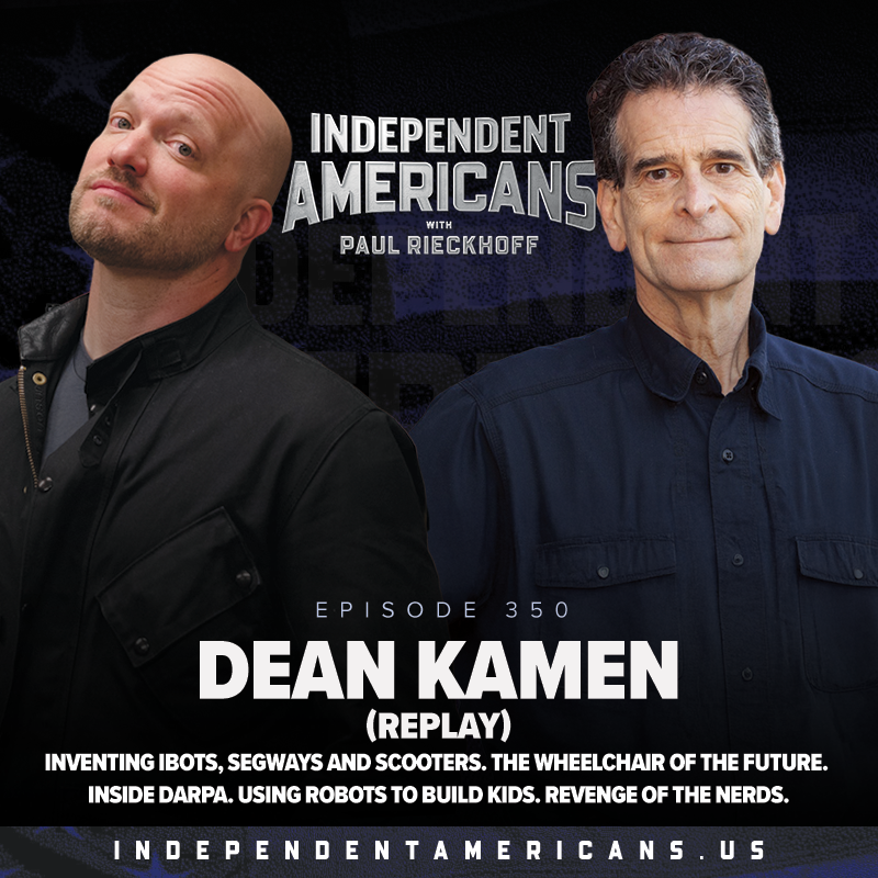 350. Dean Kamen (Replay). Inventing iBOTs, Segways and Scooters. The Wheelchair of the Future. Inside DARPA. Using Robots To Build Kids. Revenge of the Nerds.