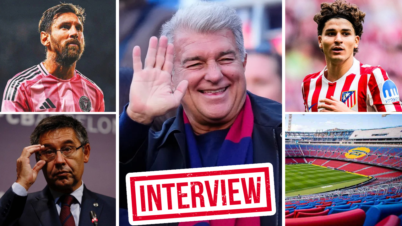 🎙️Joan Laporta INTERVIEW ft. Spending BIG Money On Signings, Lionel Messi TRIBUTE, & Camp Nou Expansion🚨