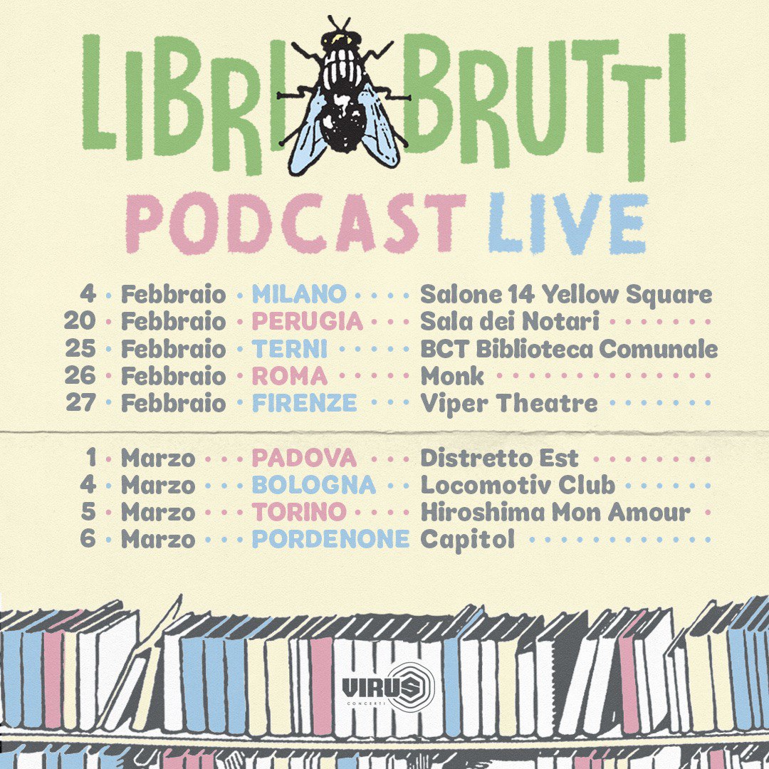 [News] Tour di Libri Brutti Podcast LIVE