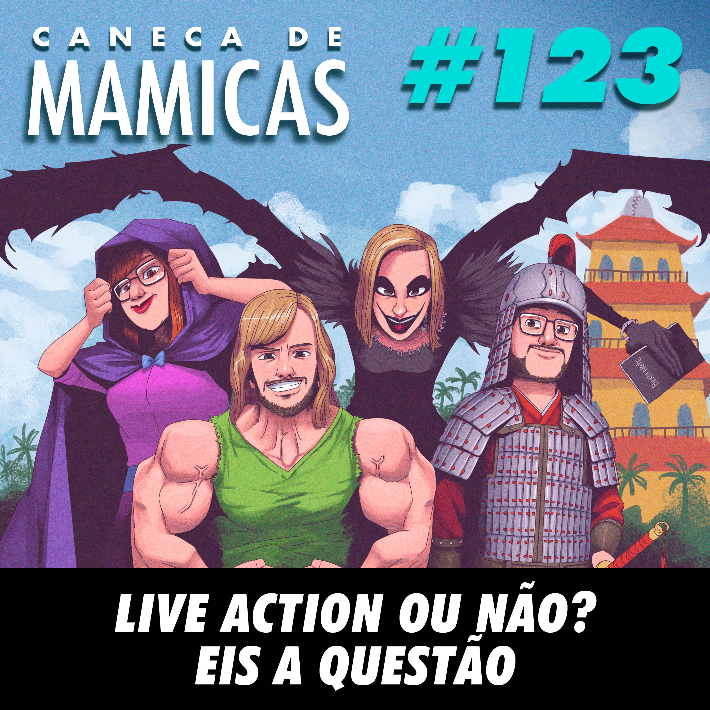 Caneca de Mamicas 123 - Live Action ou não? Eis a questão episode artwork