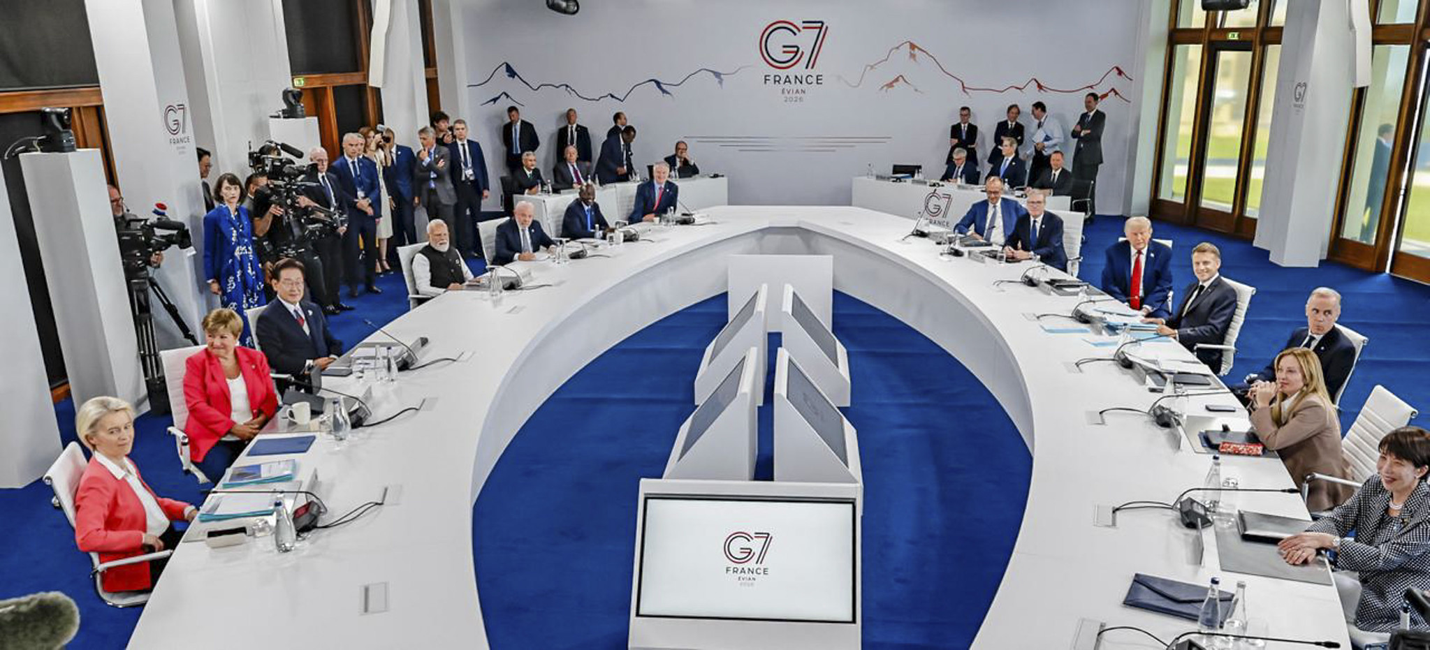 Brasil deve endossar três dois oito textos negociados no G7, que termina nesta quarta (17) episode artwork
