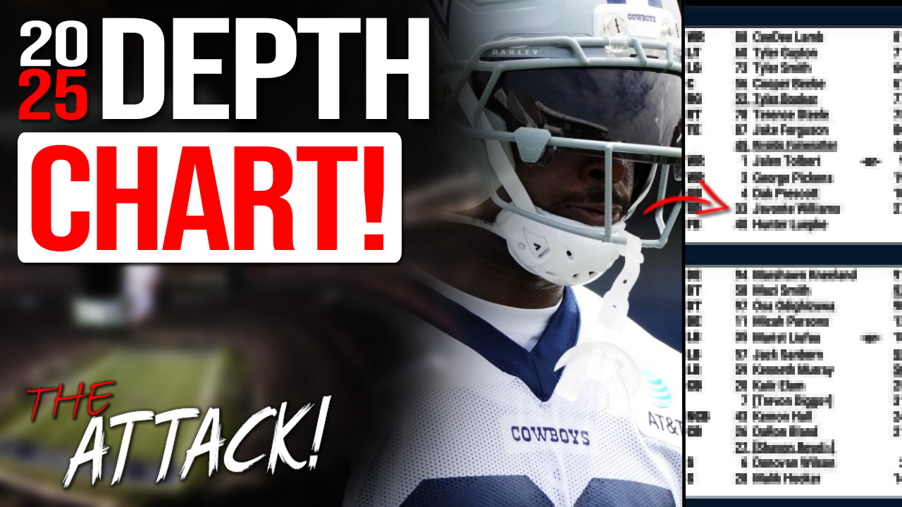 Dallas Cowboys SURPRISING FIRST 2025 DEPTH CHART! episode artwork