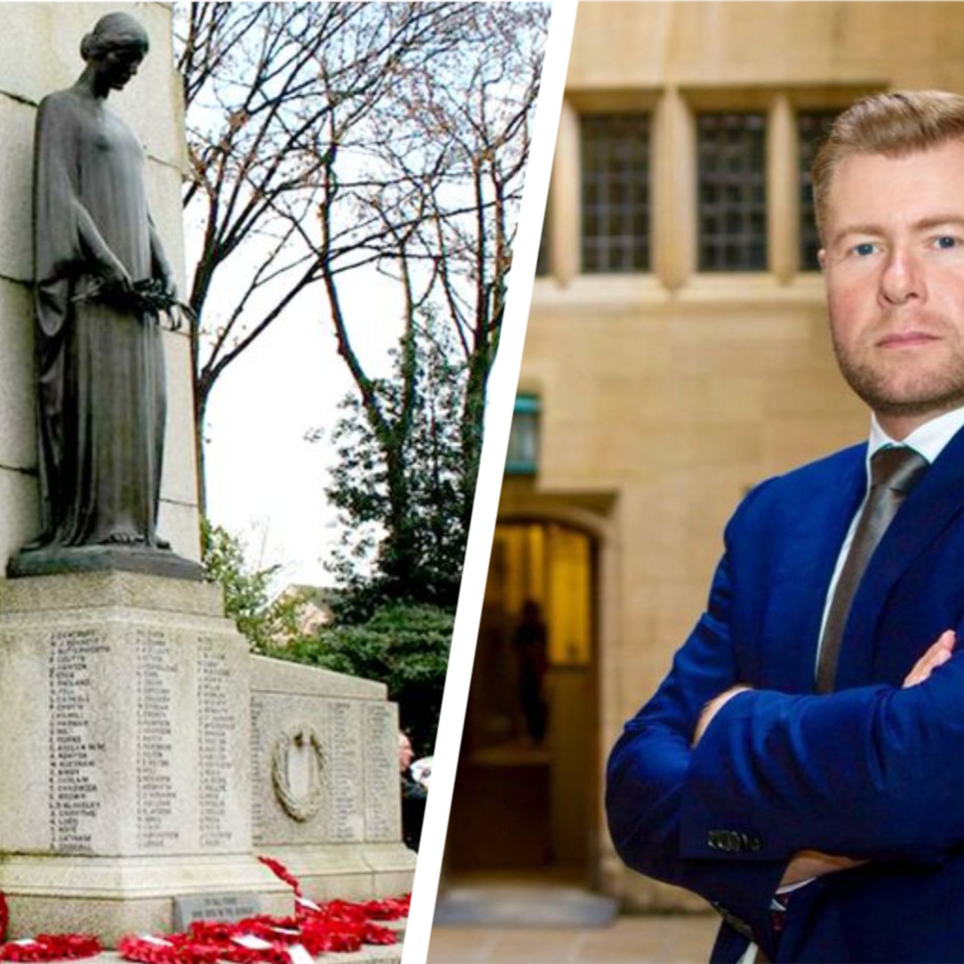 Damien Moore MP on war memorials | Professor Helen Marshall on higher technical education | The fight for overall control in Stockport episode artwork