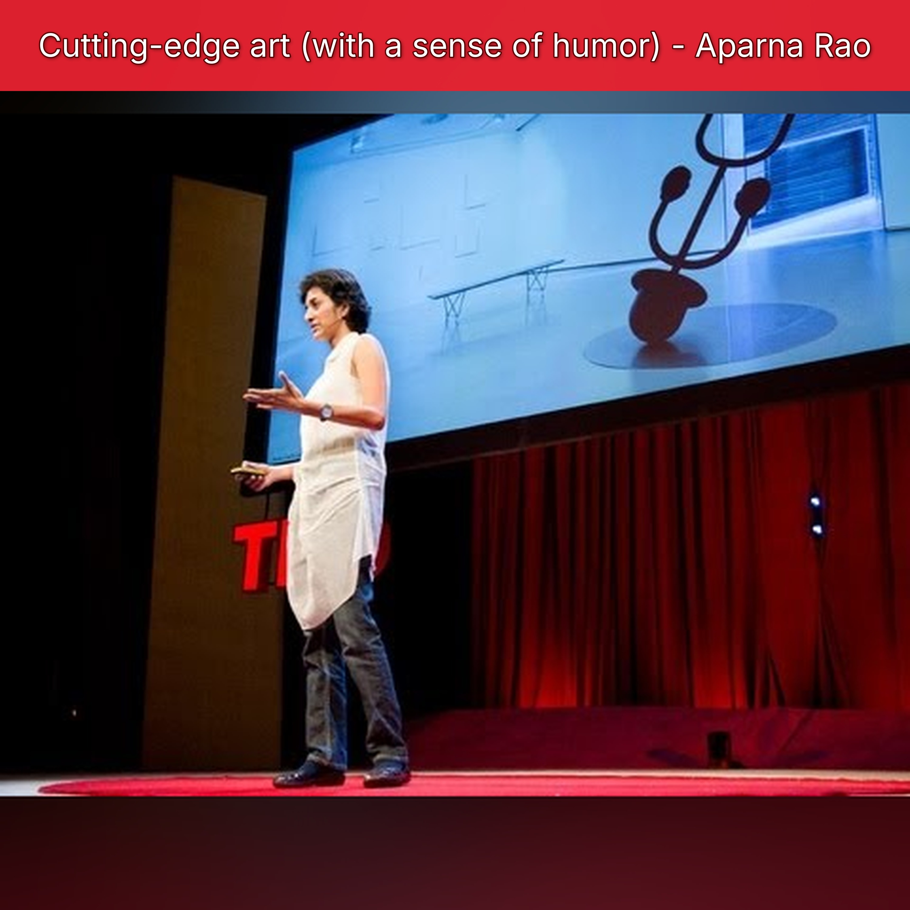 Cutting-edge art (with a sense of humor) - Aparna Rao episode artwork