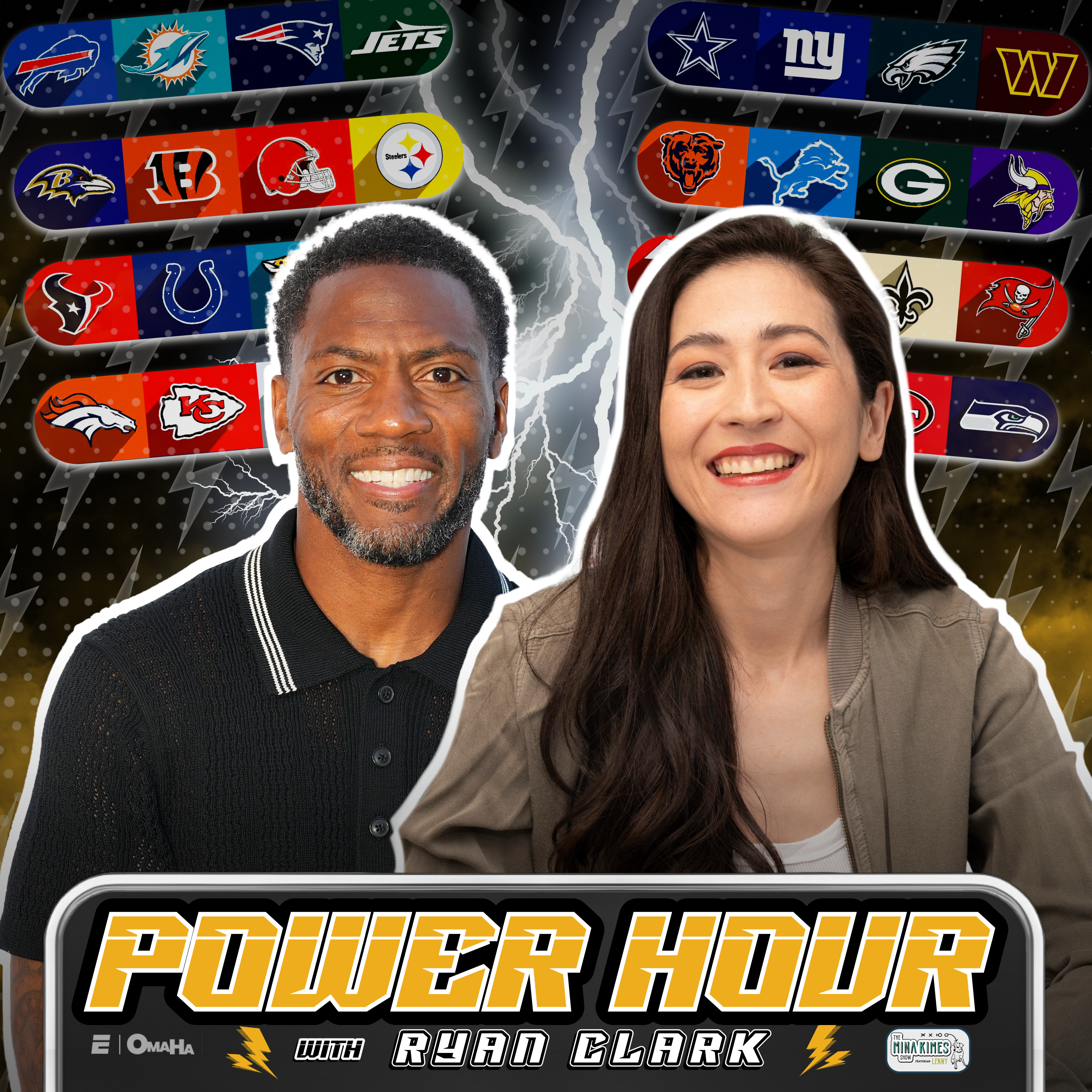 The Mina Kimes Show: Power Hour 1: Ranking All 32 Teams with Ryan Clark! episode artwork