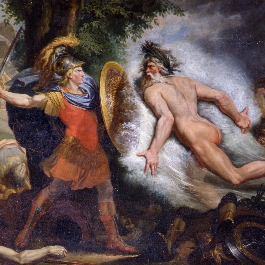 Iliade Libro XXI: Achille lotta contro il fiume Scamandro